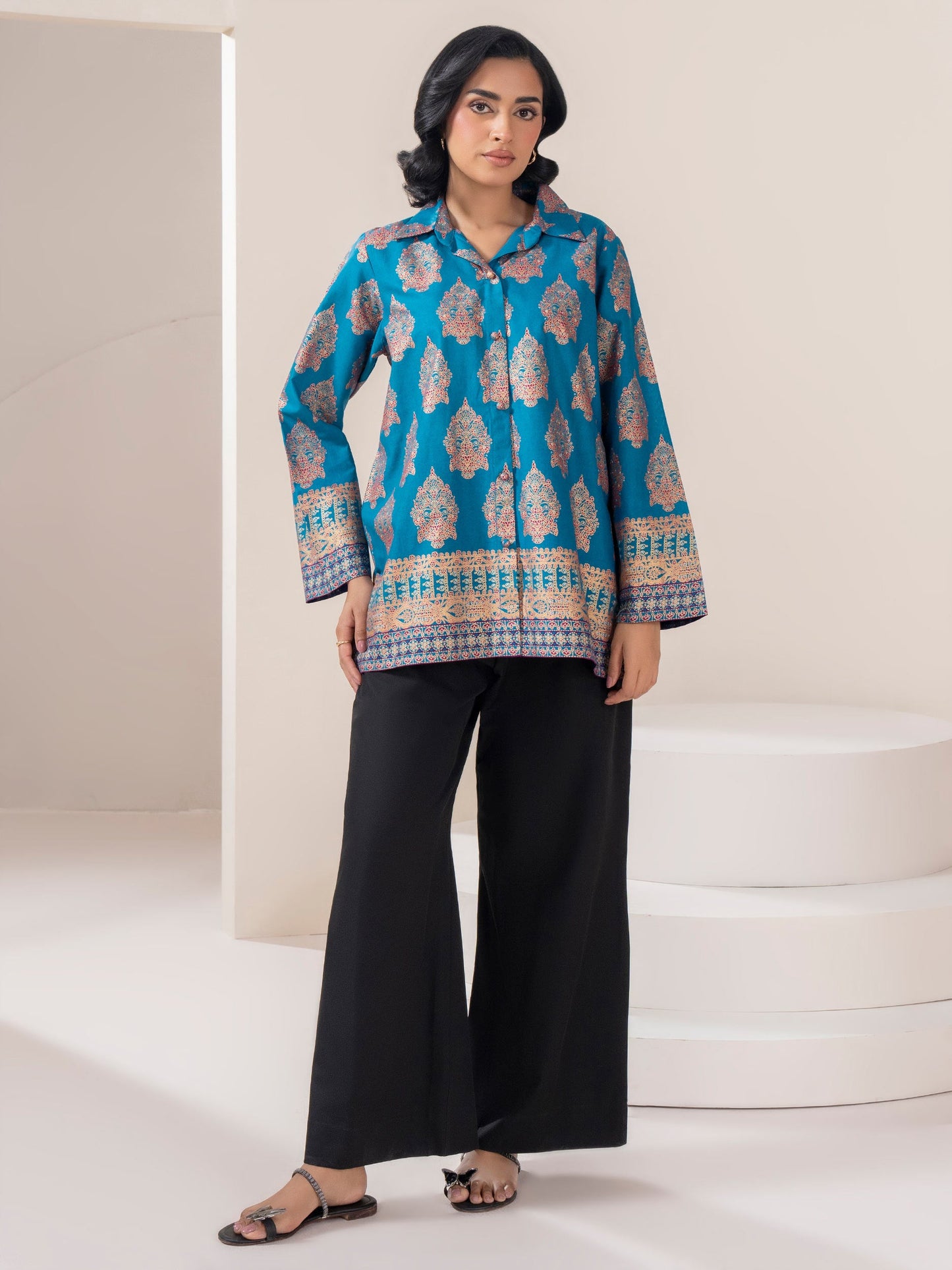 Lawn Top-Printed (Pret)