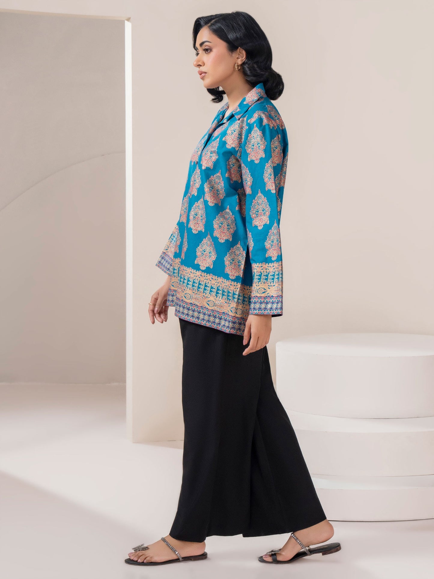 Lawn Top-Printed (Pret)