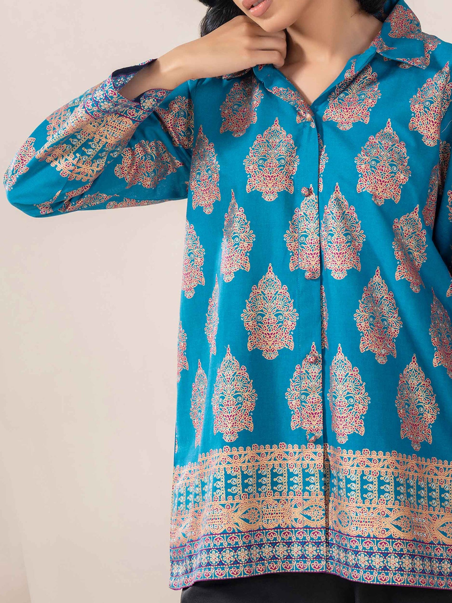 Lawn Top-Printed (Pret)