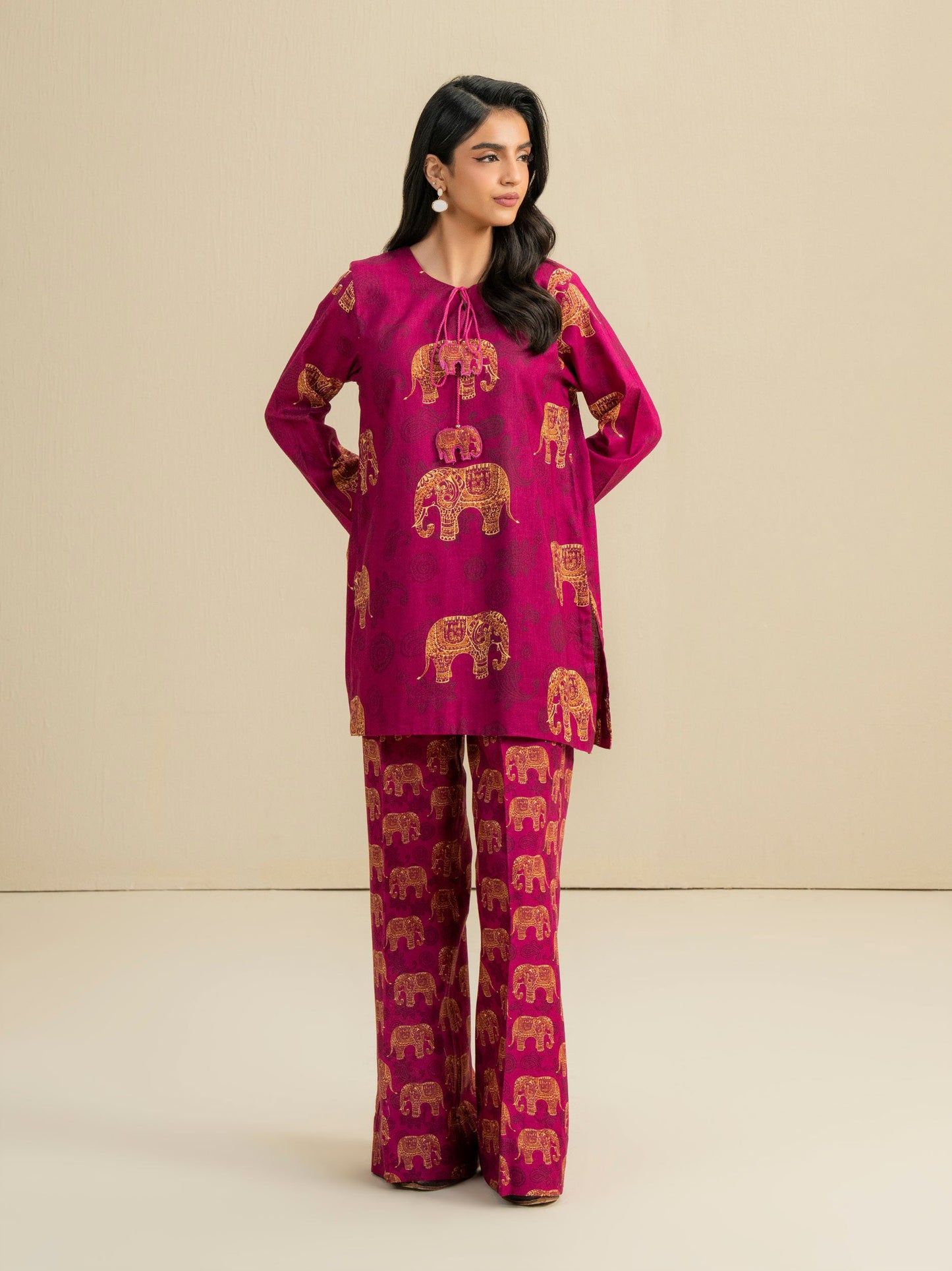 2 Piece Khaddar Suit-Printed (Pret)