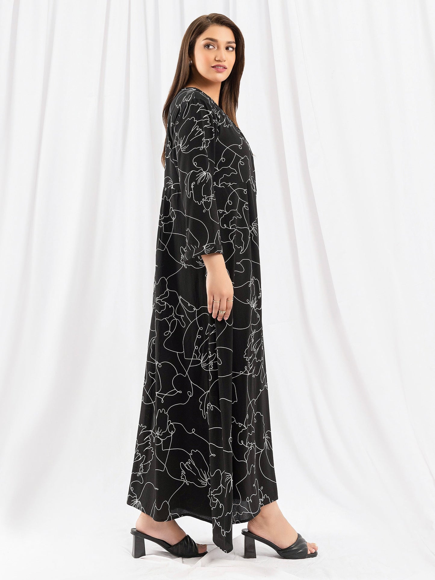 Printed Grip Dress