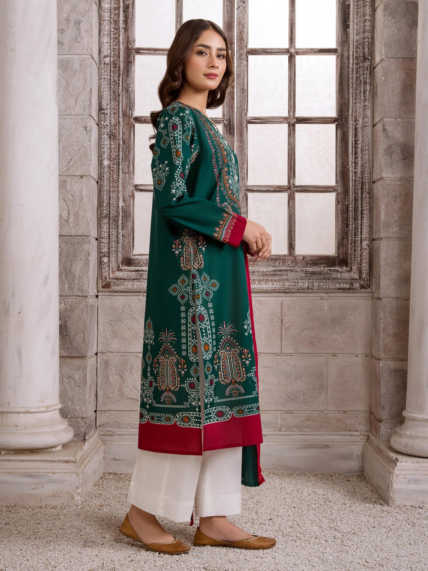 2 Piece Lawn Suit-Paste Print (Pret)
