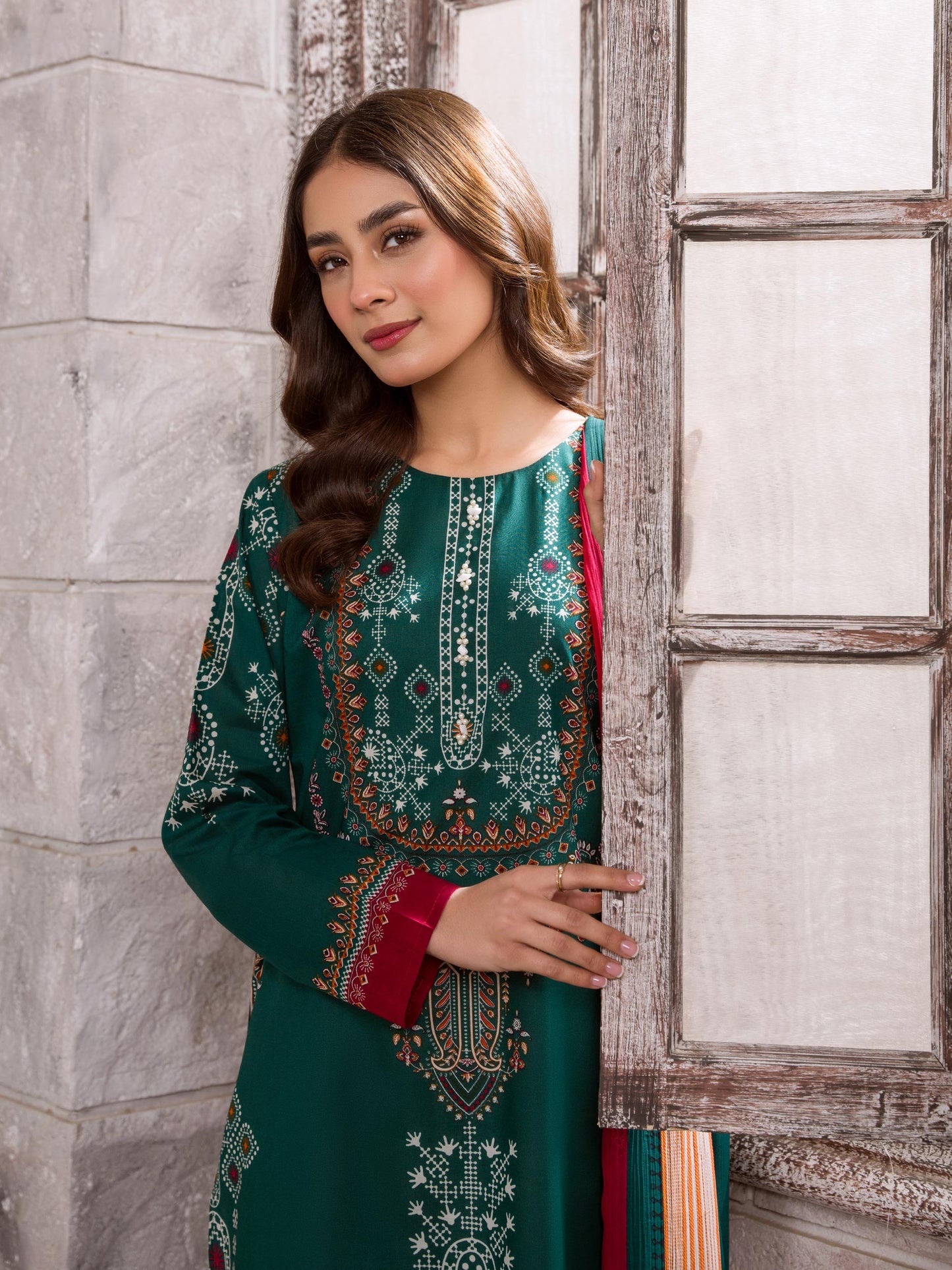 2 Piece Lawn Suit-Paste Print (Pret)