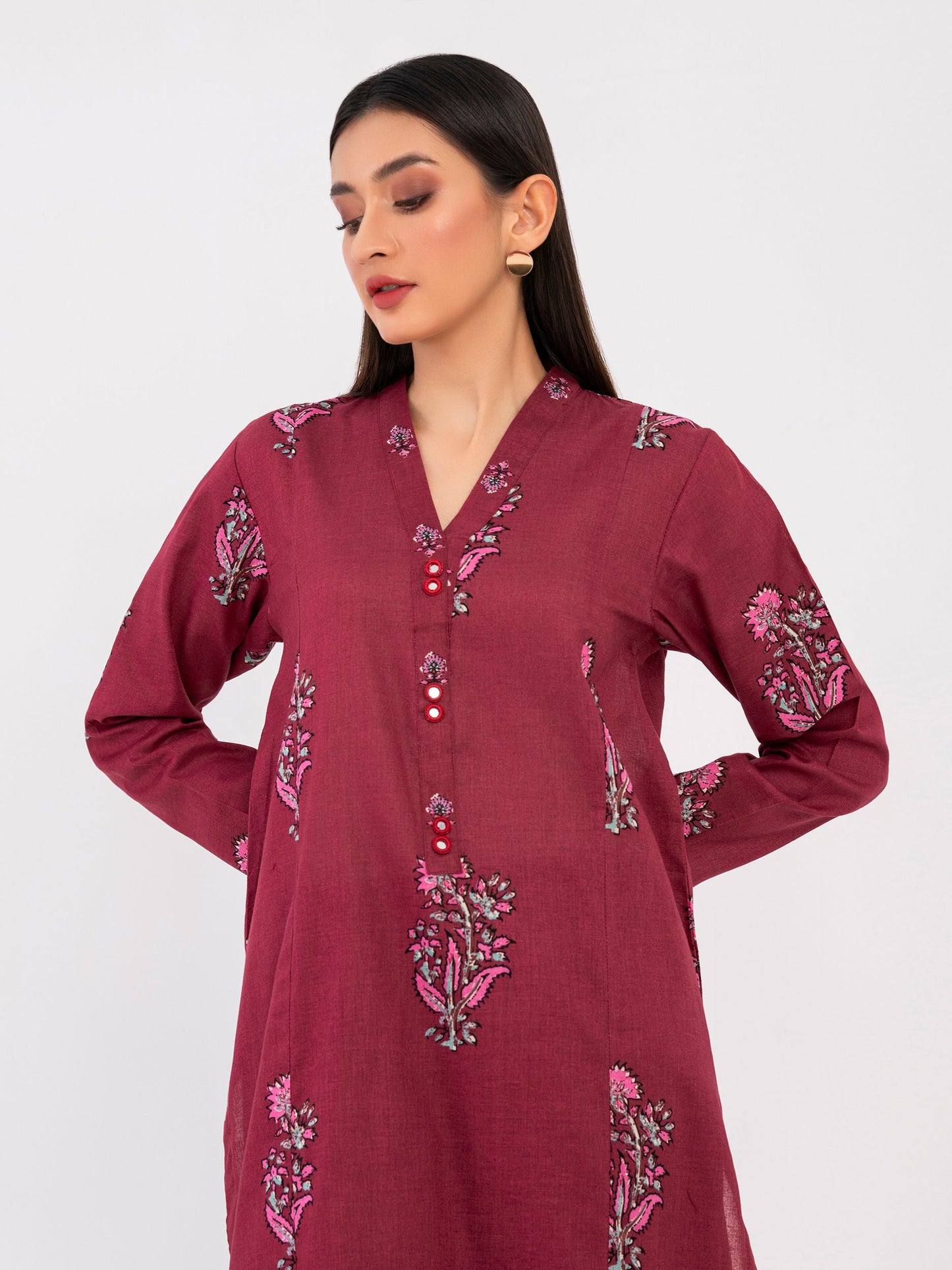 2 Piece Khaddar Suit-Printed (Pret)