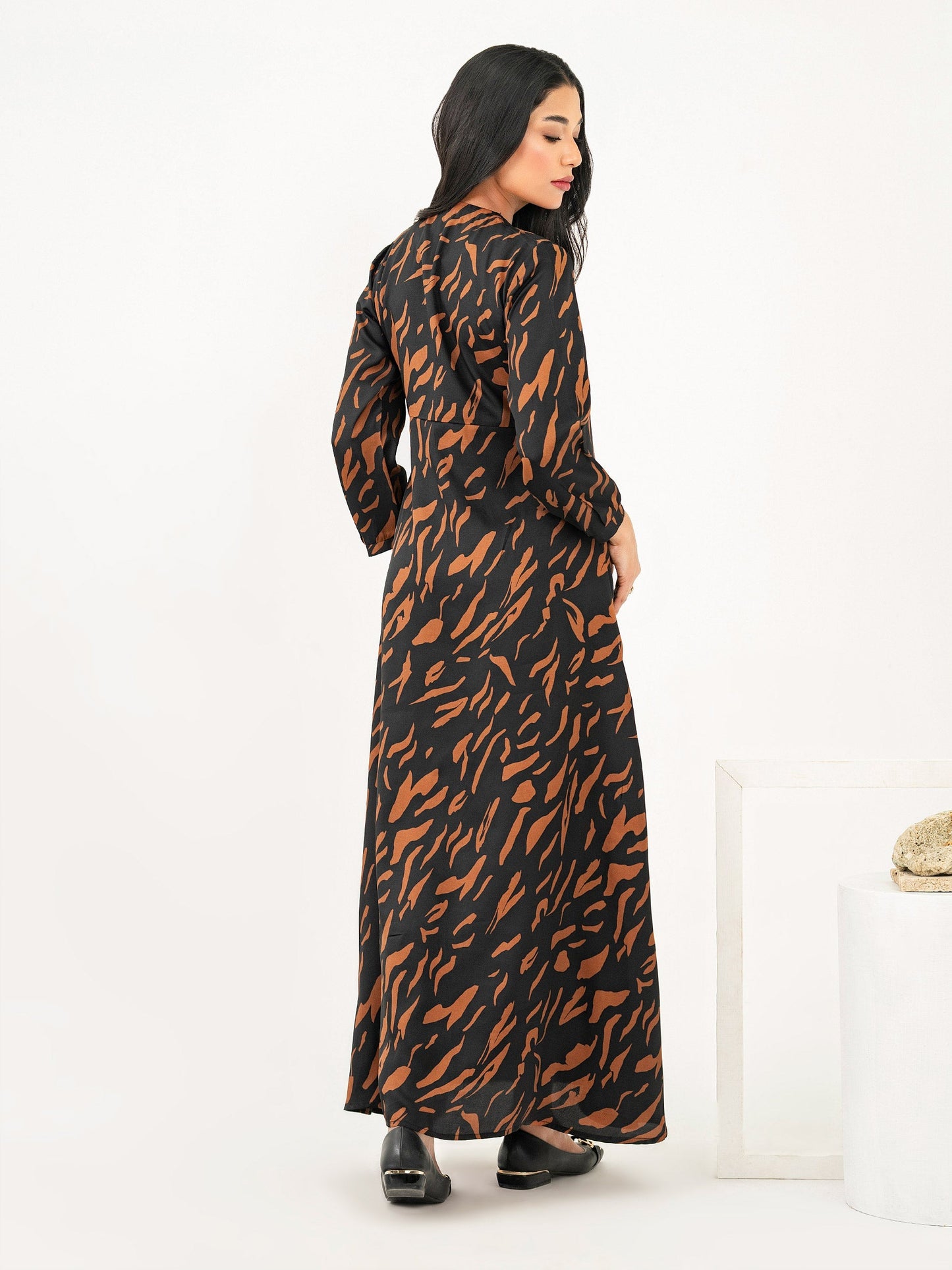 Printed Silk Dress