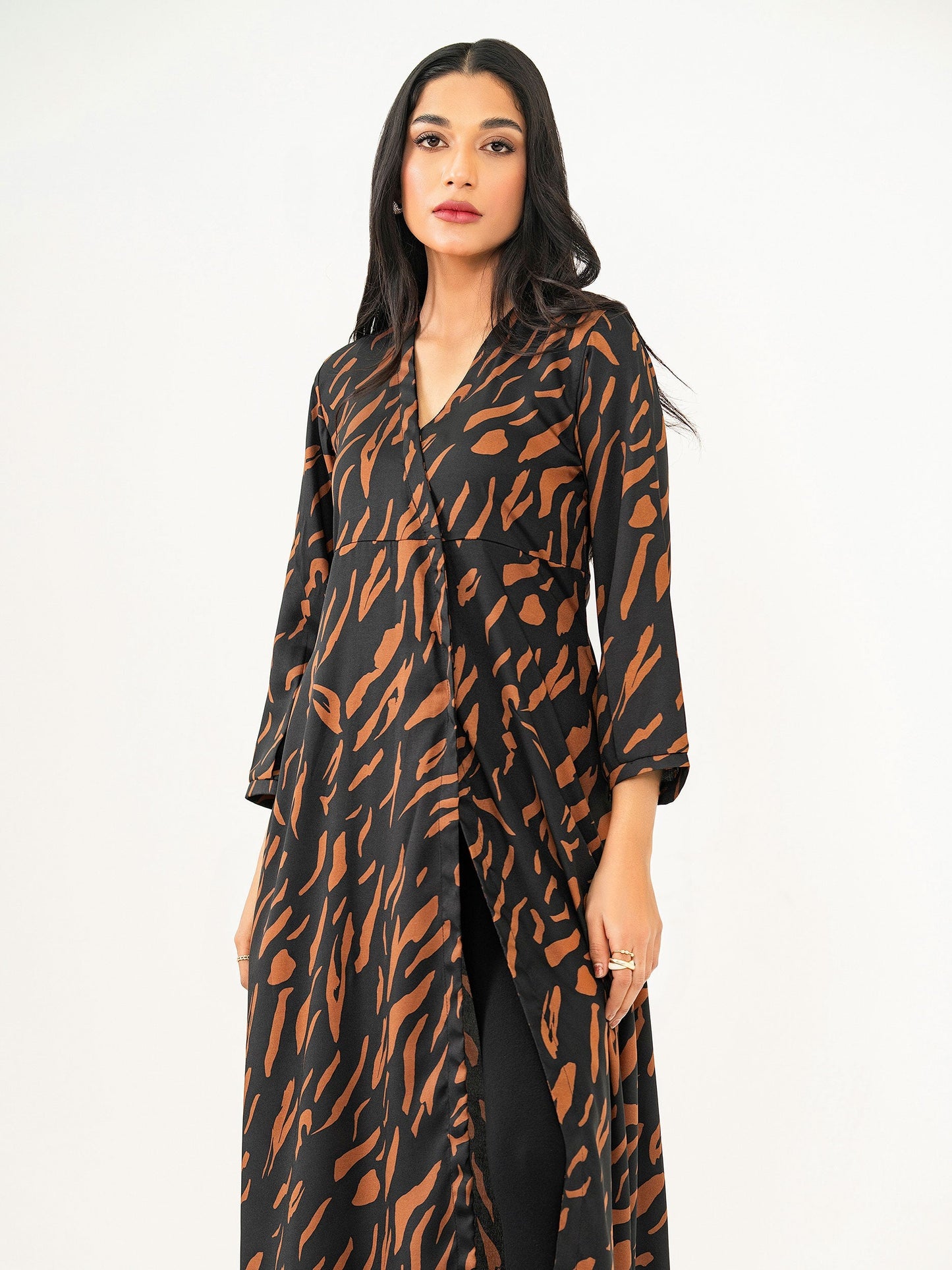 Printed Silk Dress