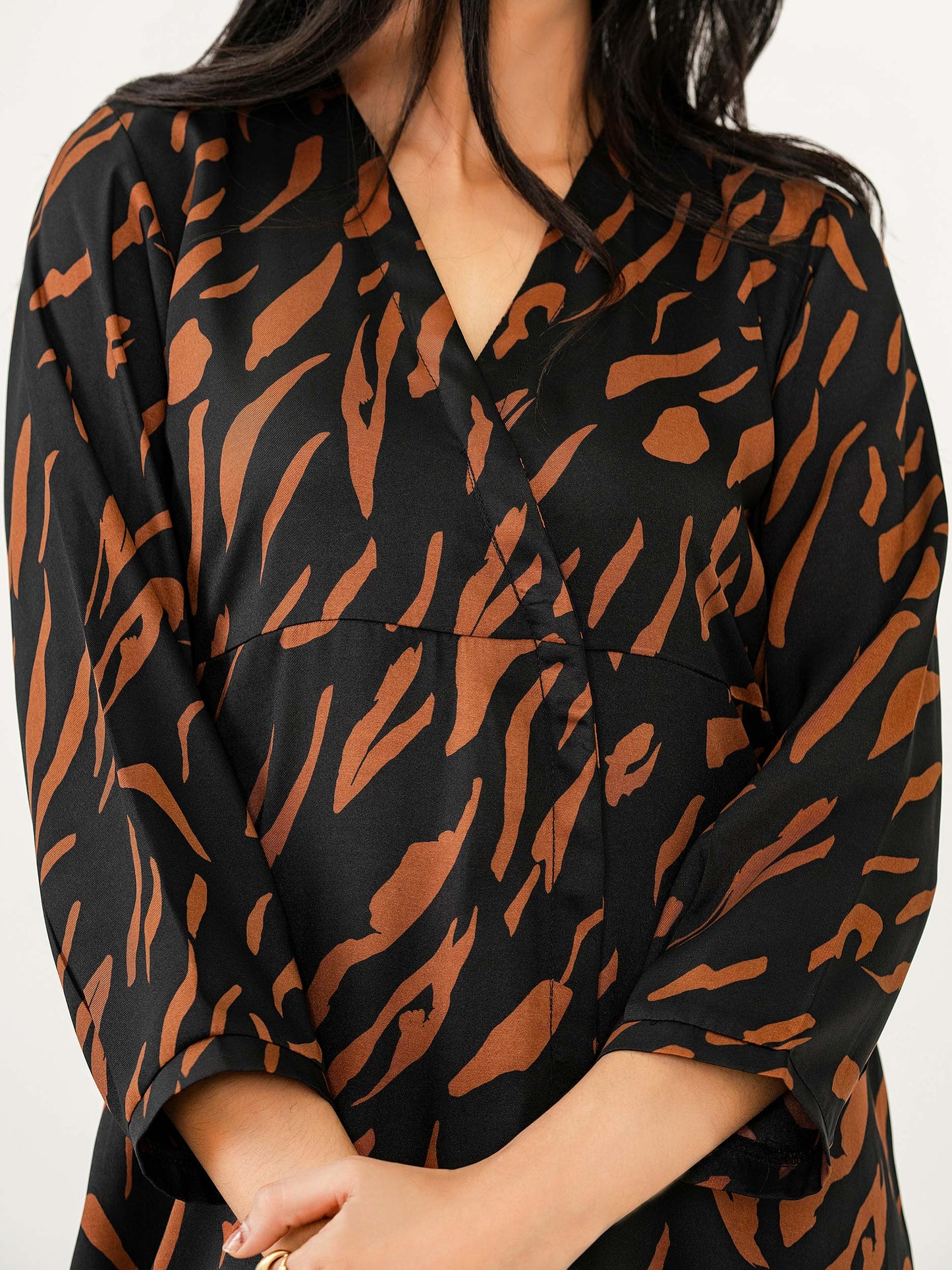 Printed Silk Dress