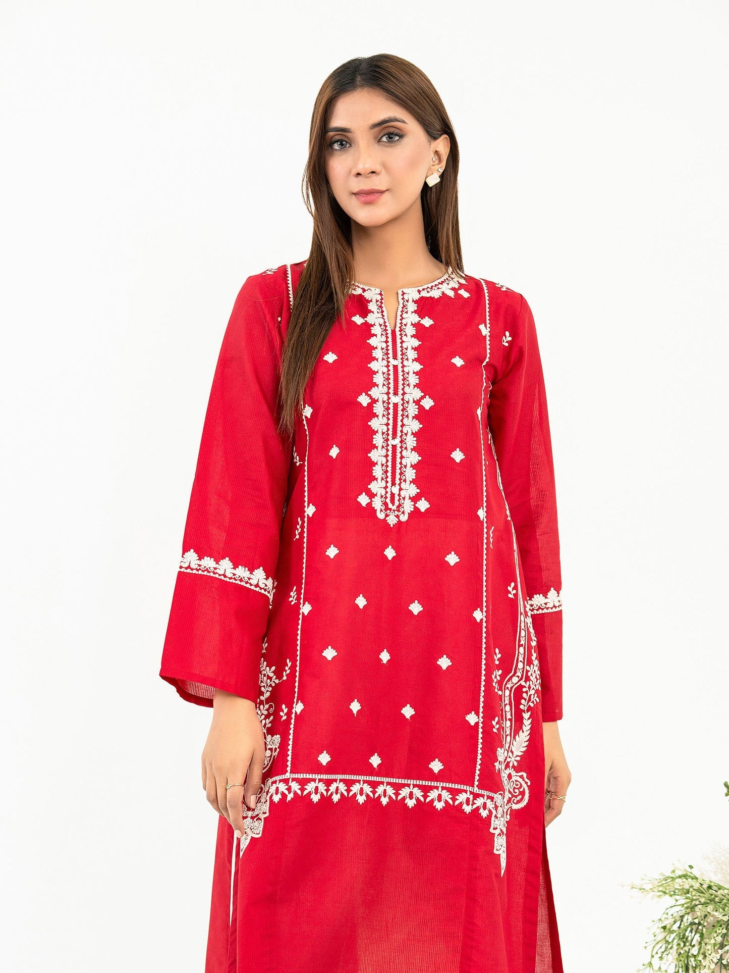 Jacquard Shirt-Embroidered (Pret)