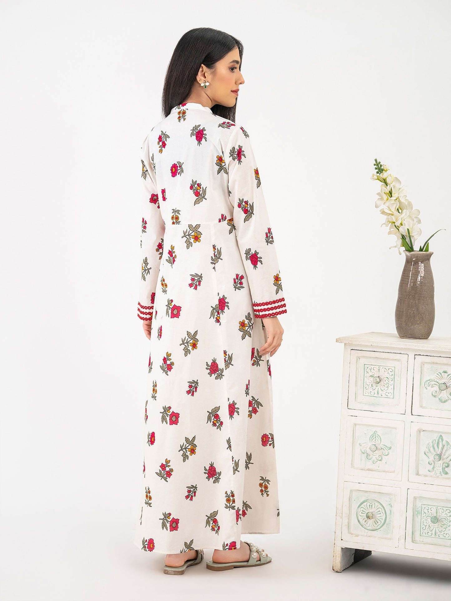 Cambric Shirt-Printed(Pret)