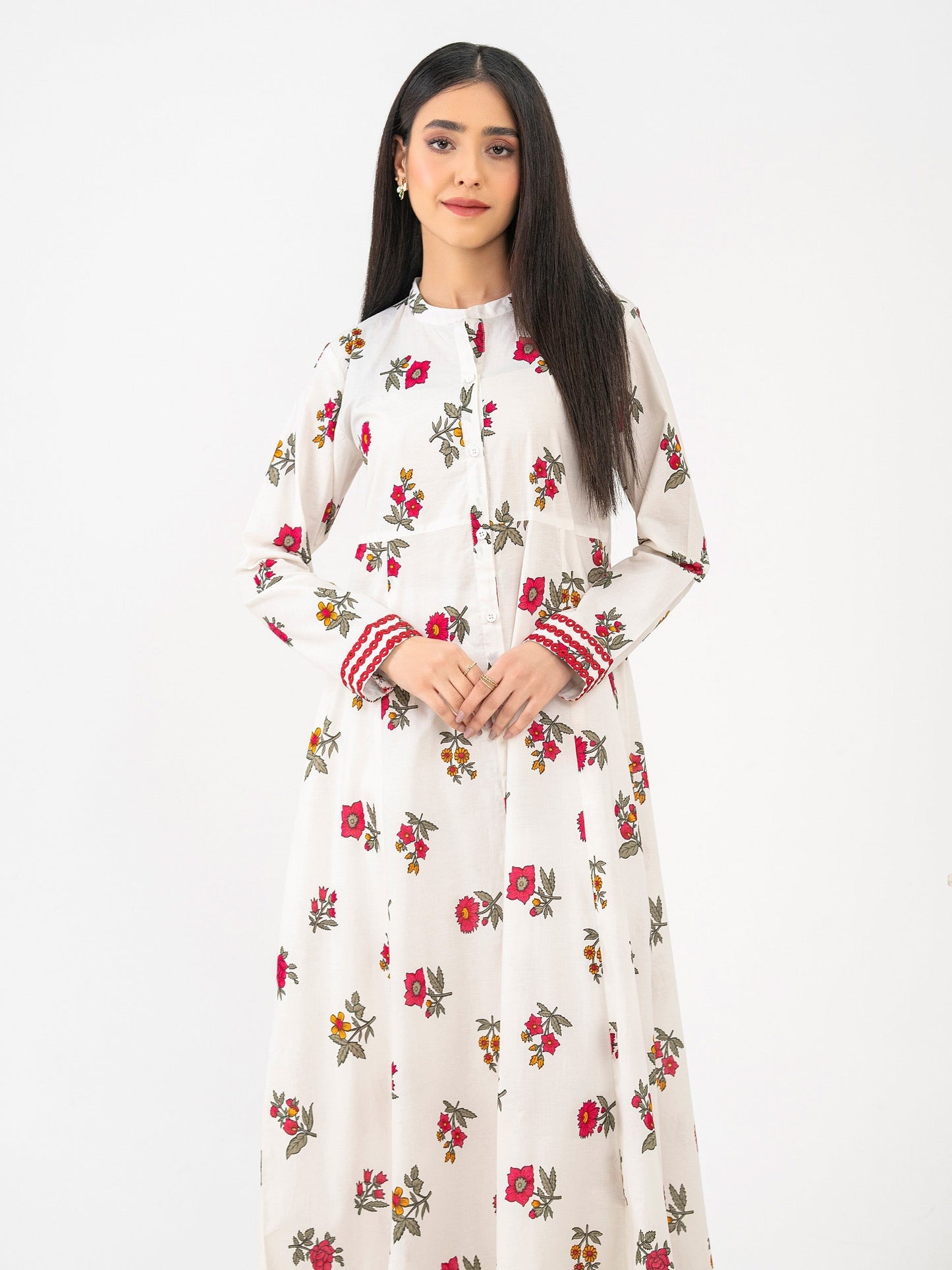 Cambric Shirt-Printed(Pret)