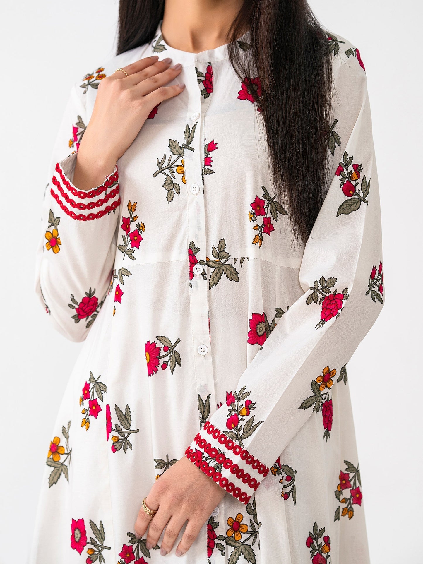 Cambric Shirt-Printed(Pret)