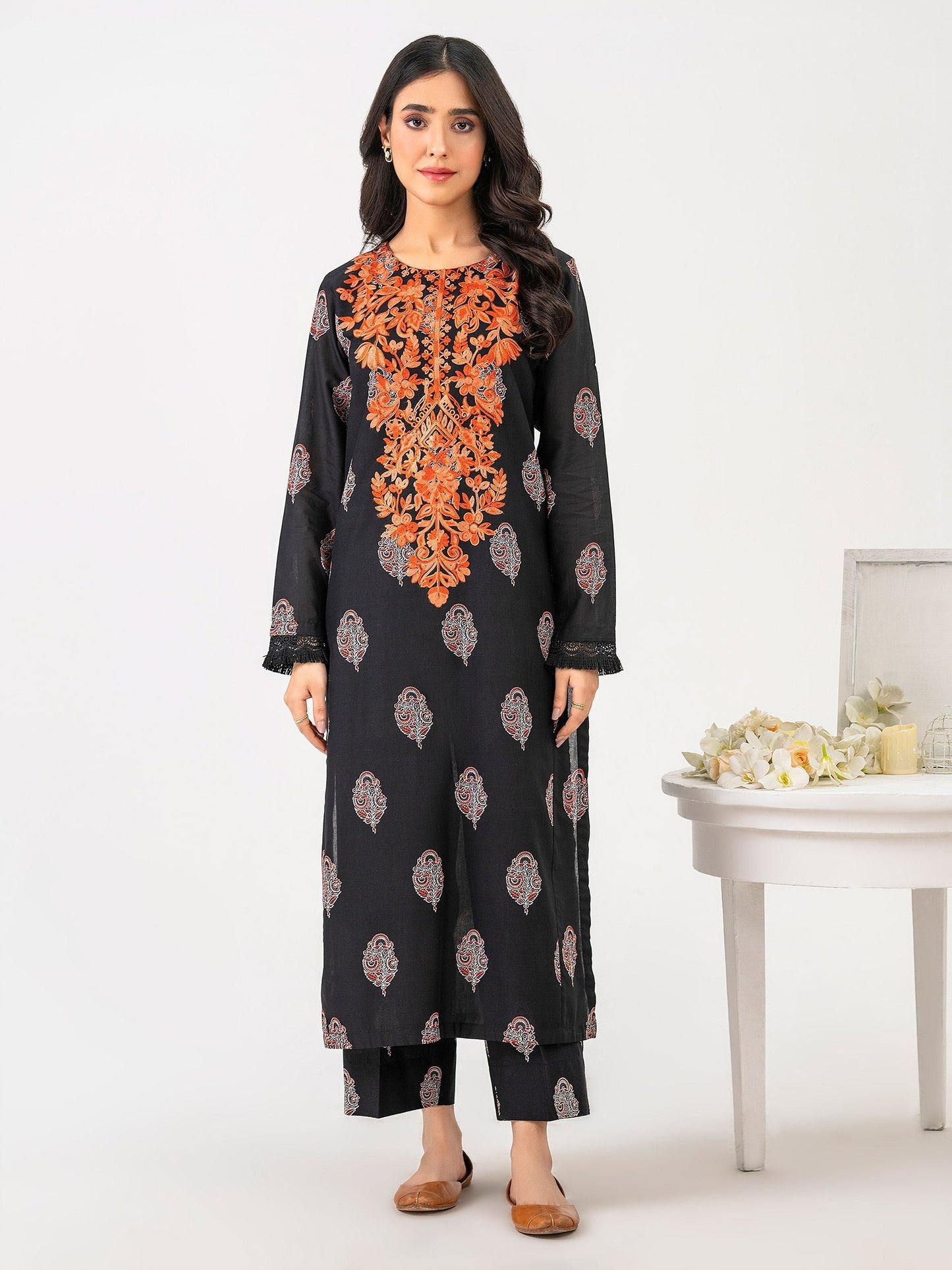 2 Piece Lawn Suit-Embroidered (Pret)