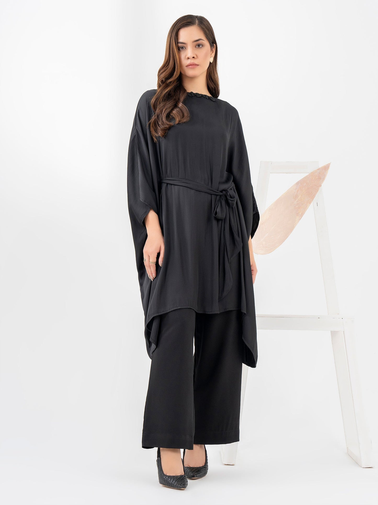 Dyed Silk Kaftan