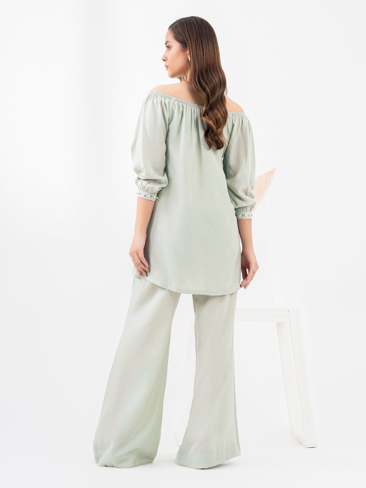 Dyed Raw Silk Co-Ord Set