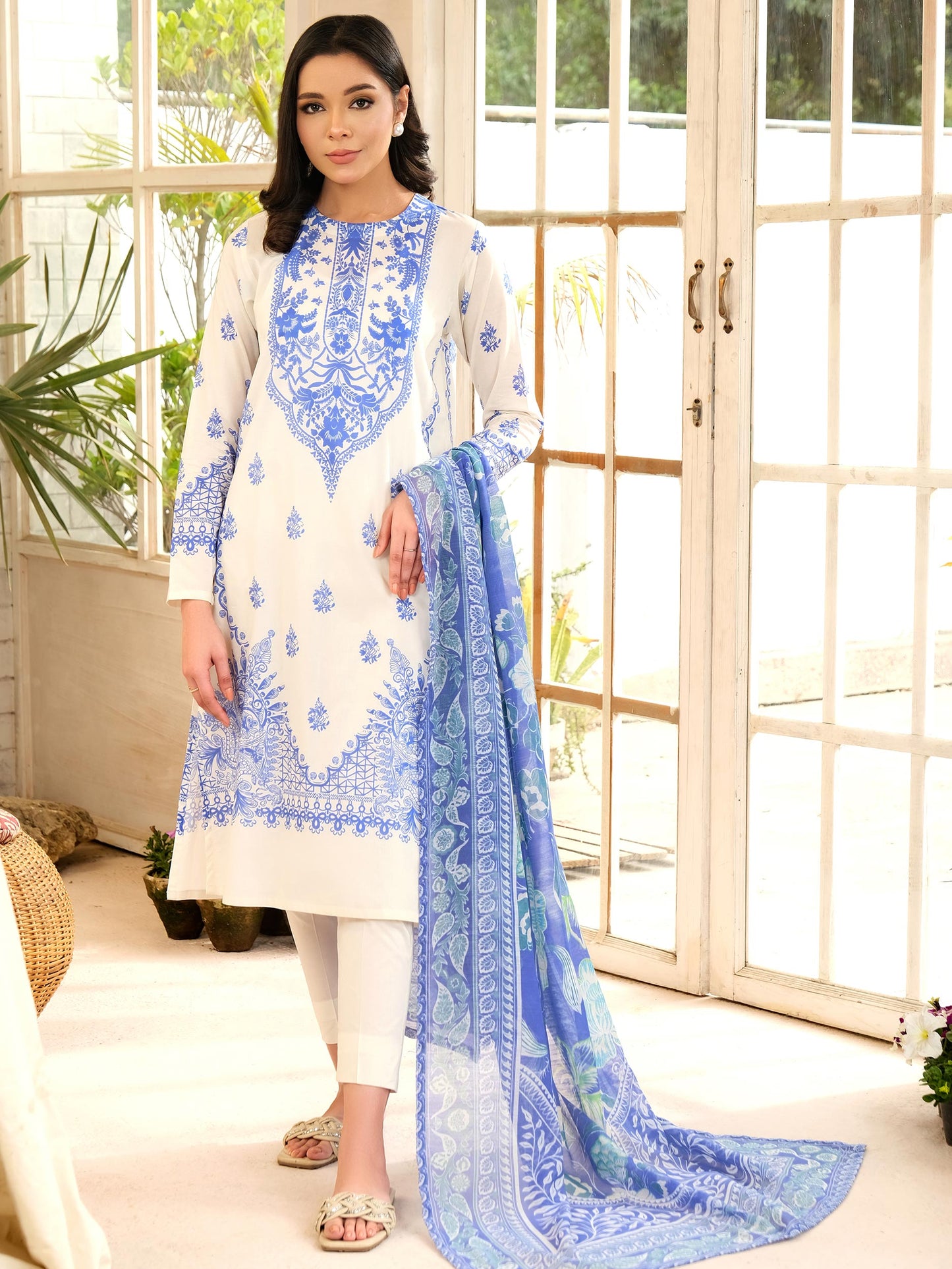2 Piece Lawn Suit-Printed (Pret)