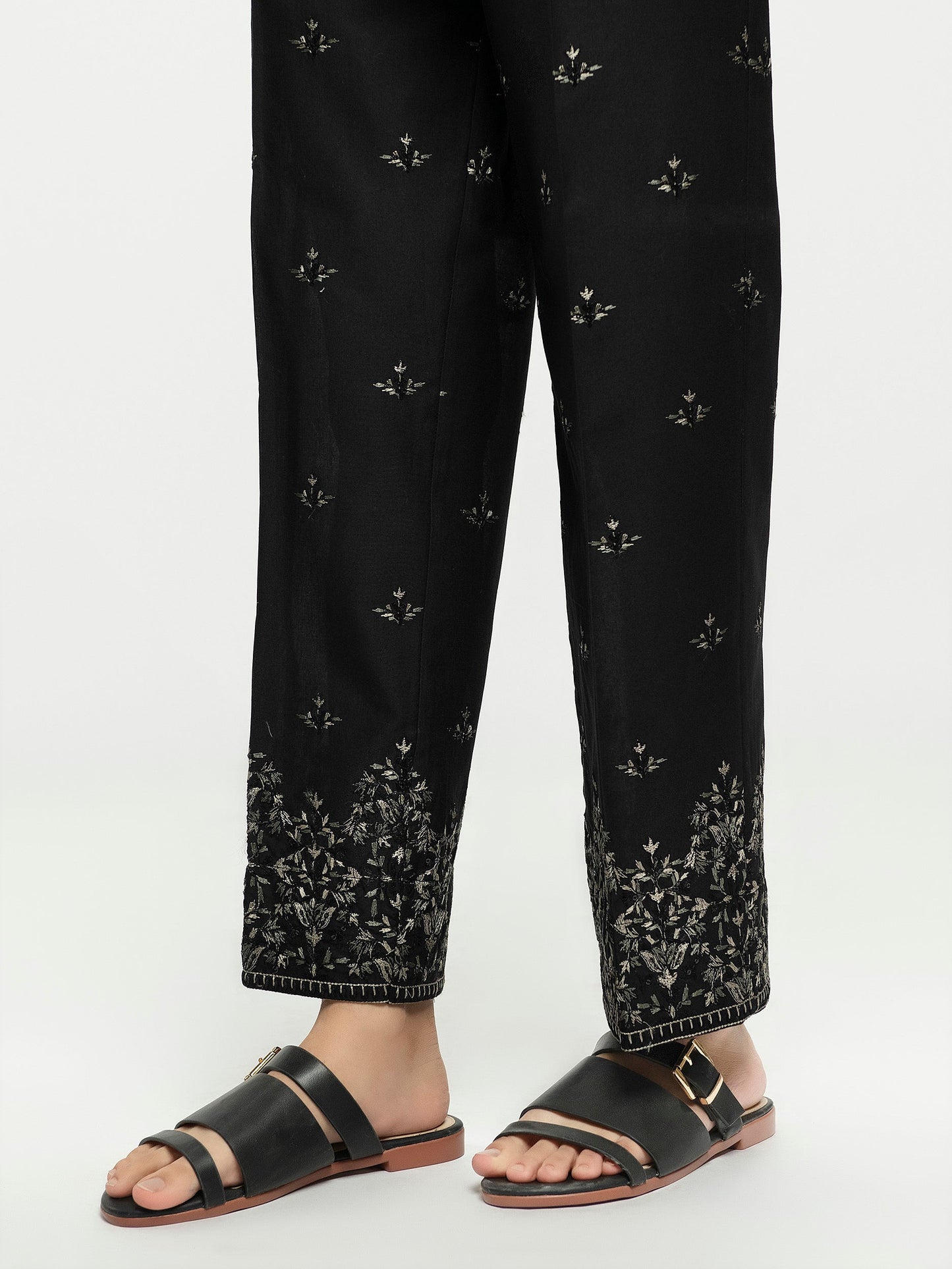 Embroidered Cambric Trousers