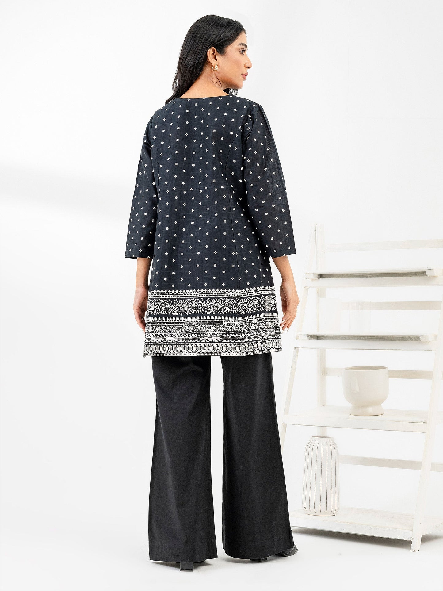 Lawn Kurti-Paste Print (Pret)
