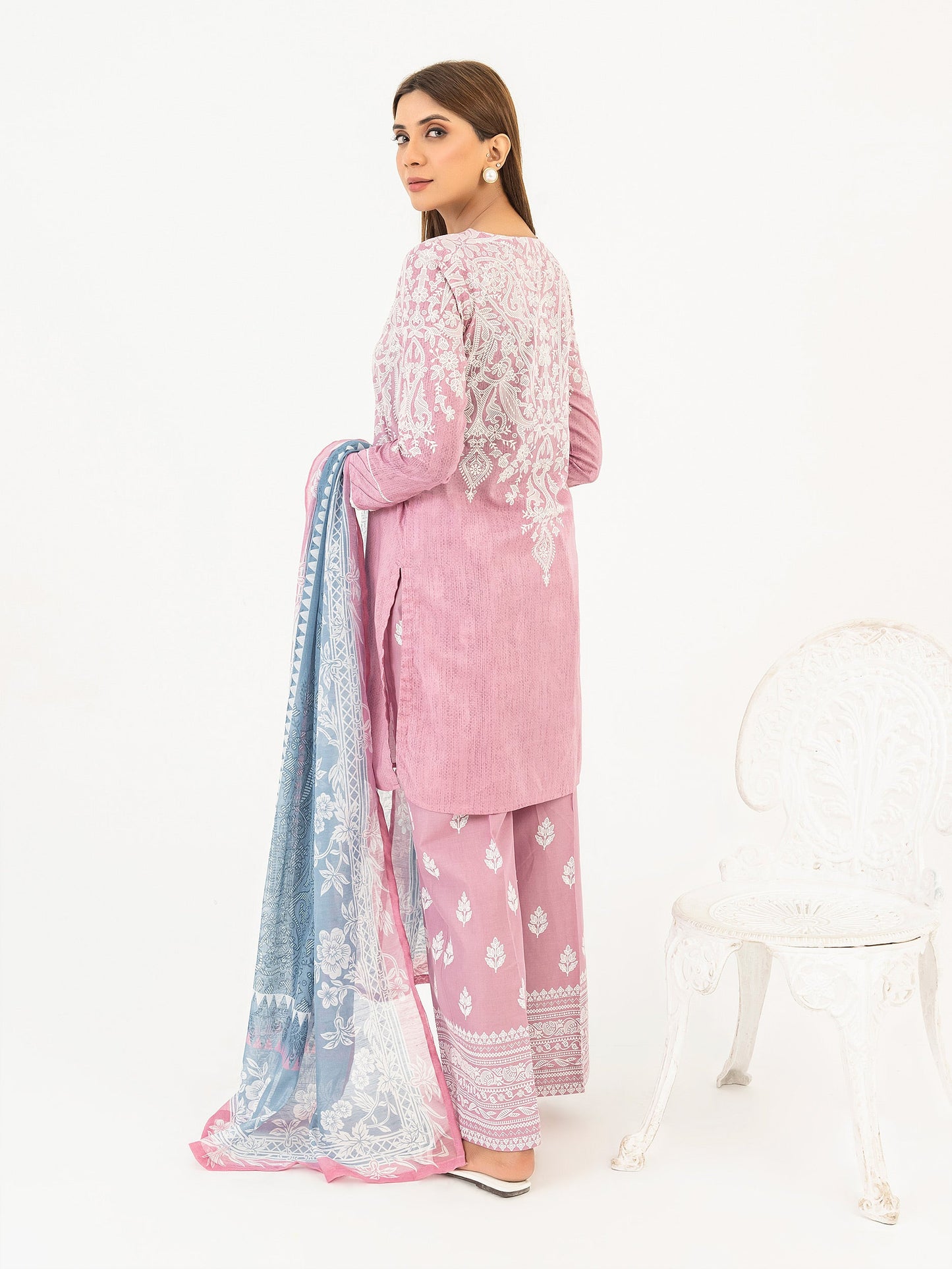 3 Piece Lawn Suit-Printed (Pret)
