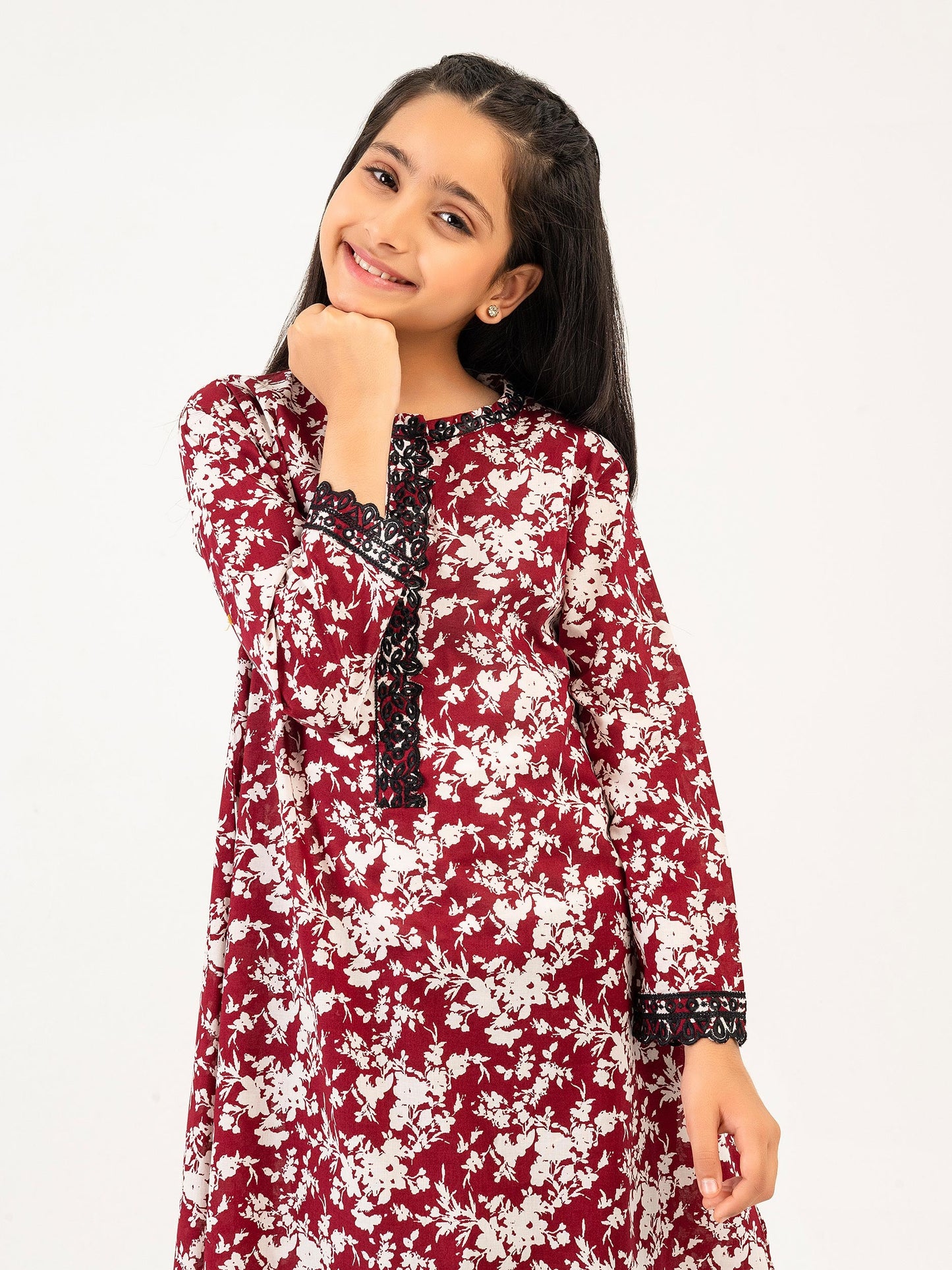 Cambric Shirt-Embroidered
