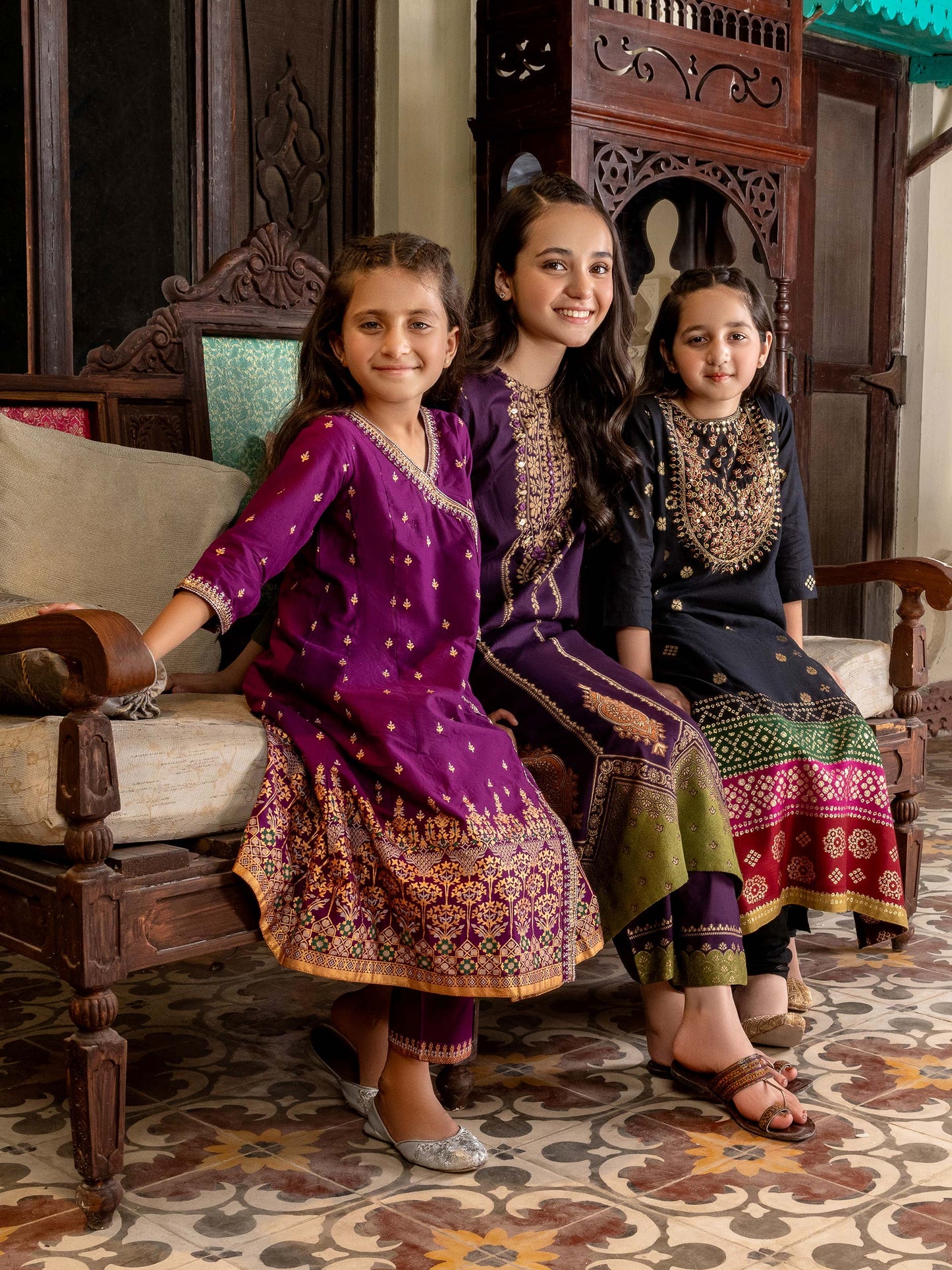 2 Piece Yarn Dyed Suit-Embroidered
