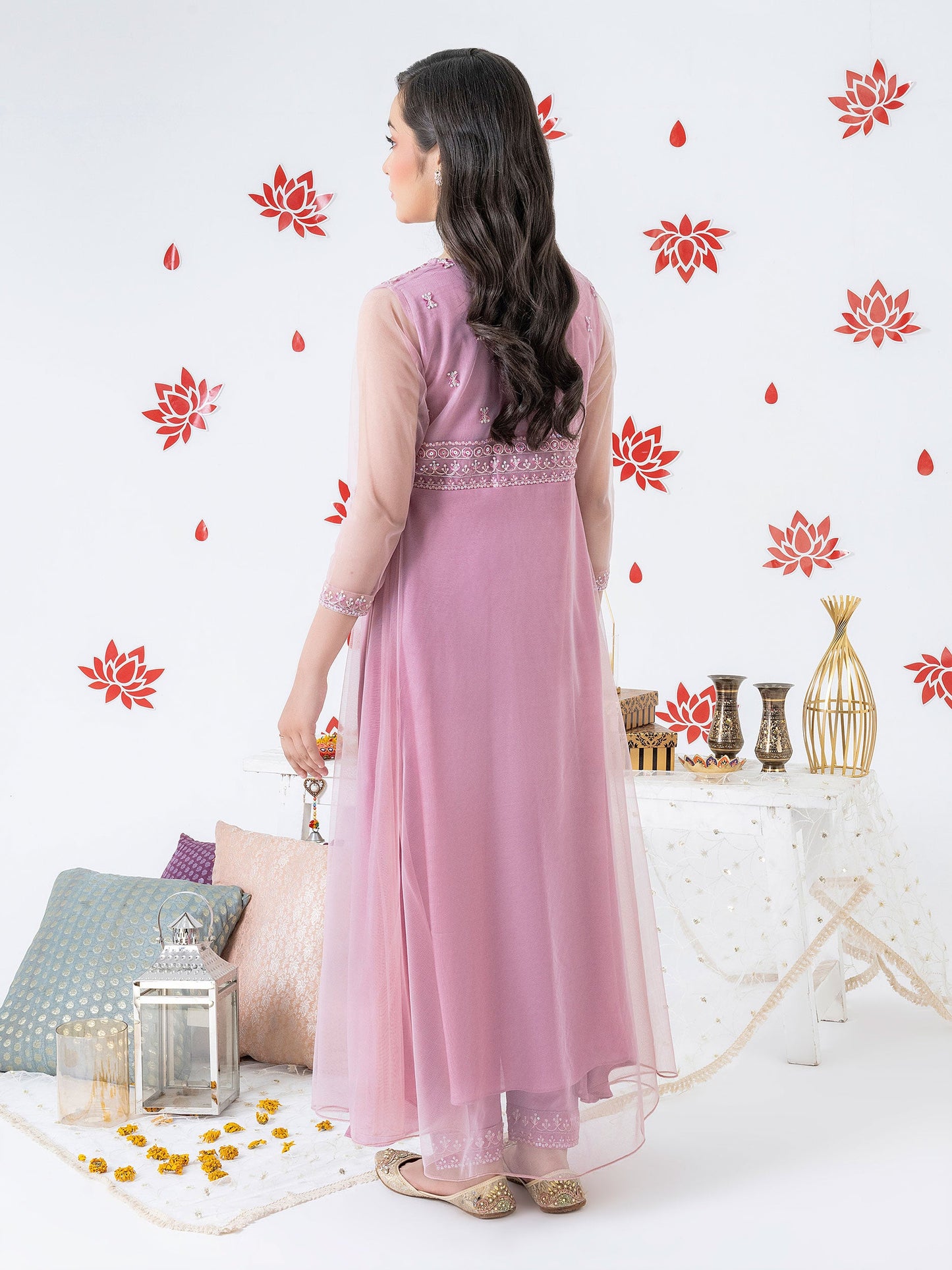 2 Piece Lawn Suit-Embroidered