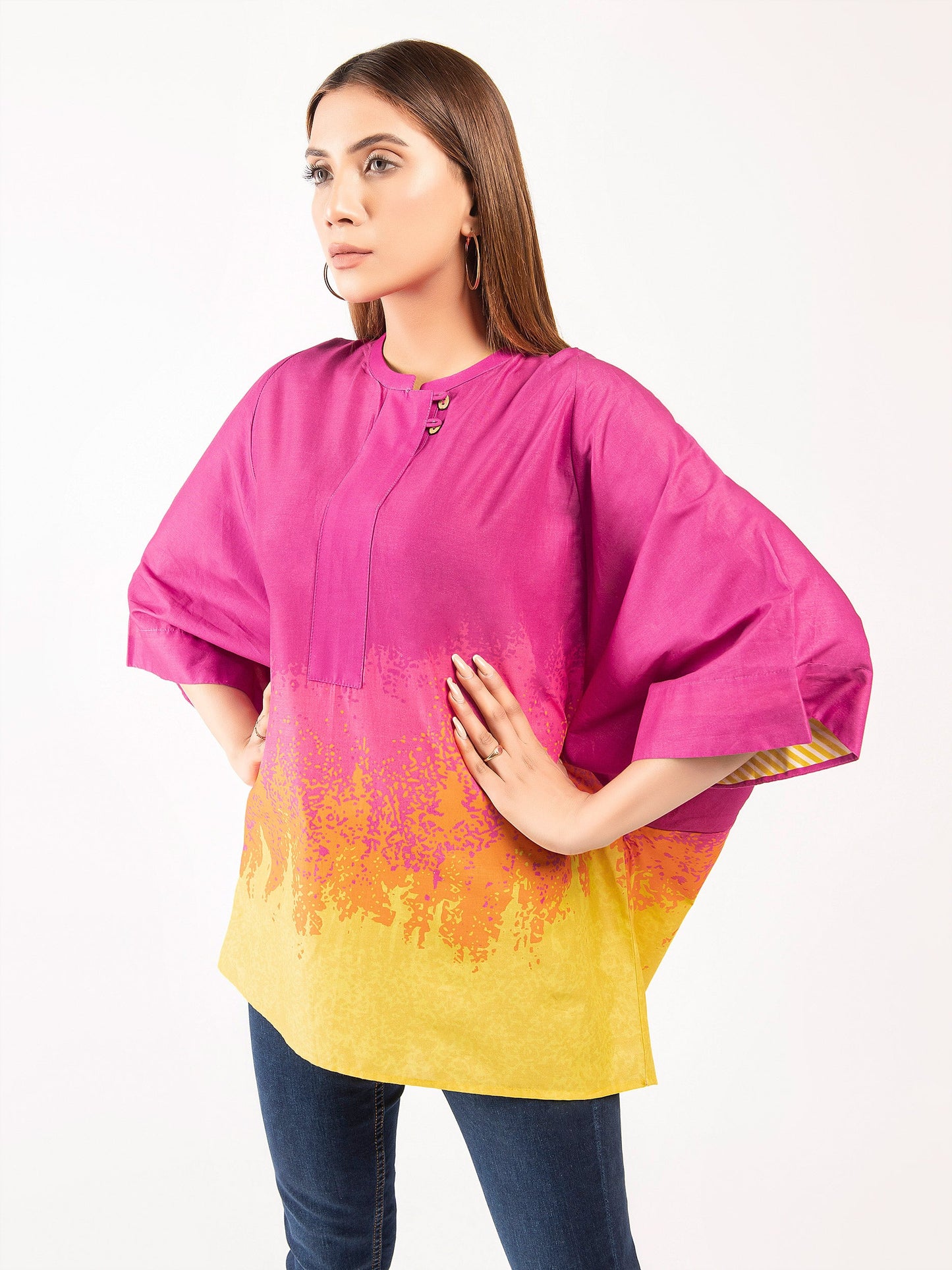 Printed Cambric Top
