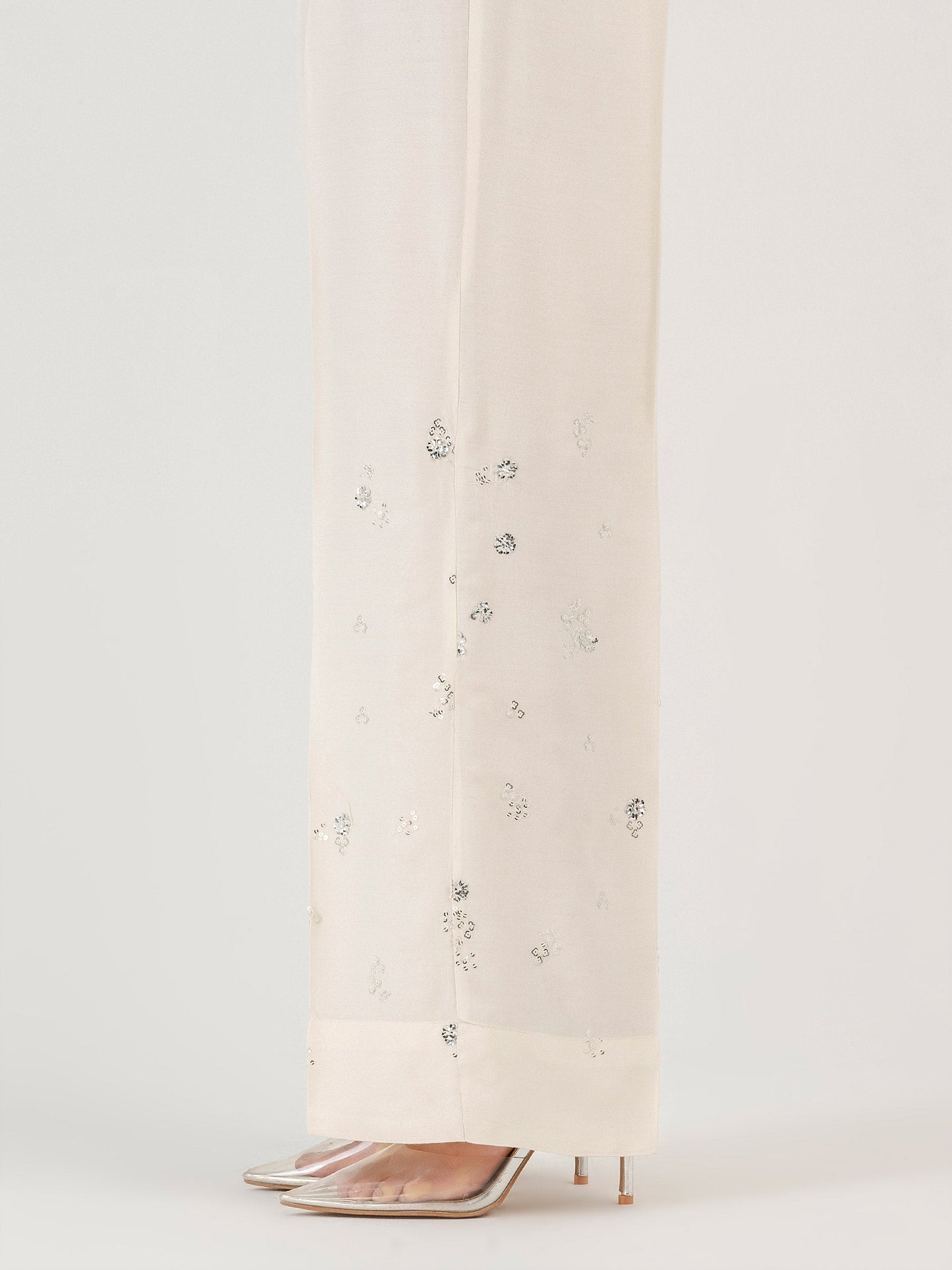 Embellished Crepe Trouser (Pret)
