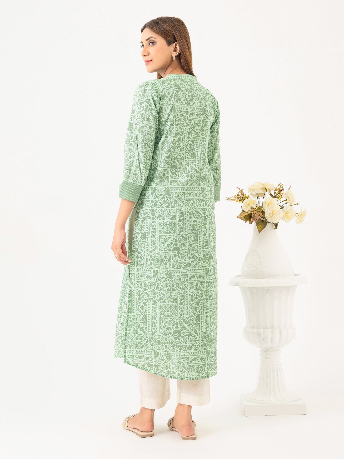 Cambric Shirt-Embroidered (Pret)