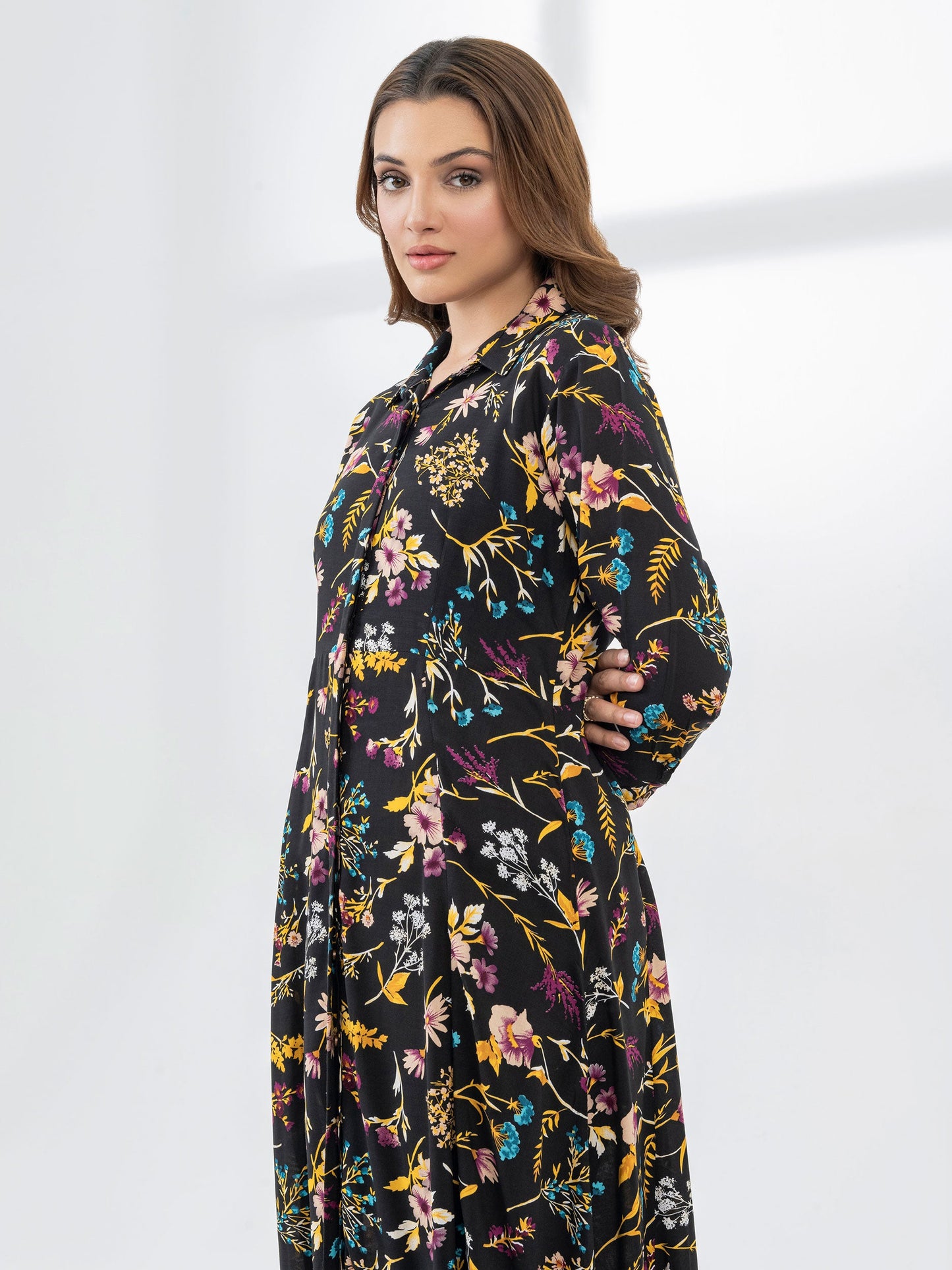 Printed Viscose Dress