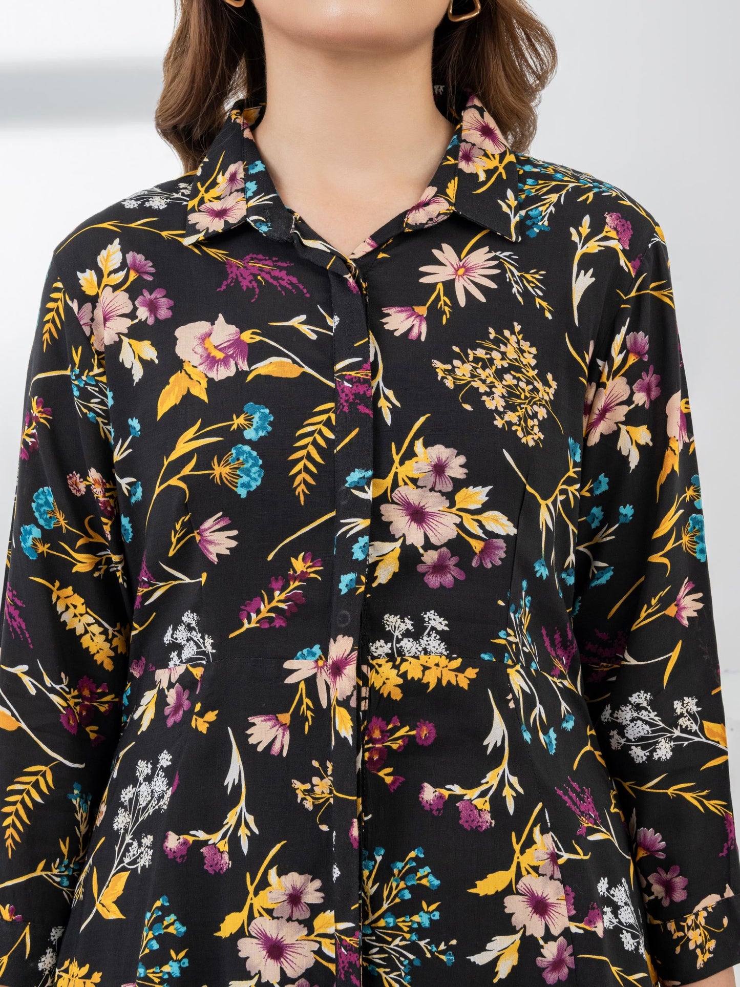 Printed Viscose Dress