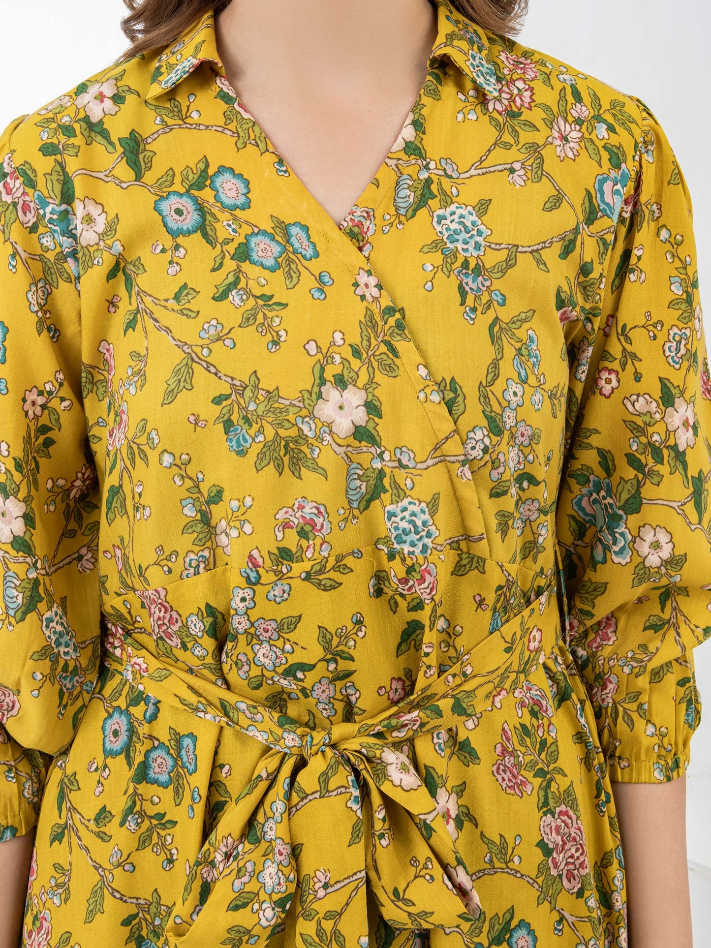 Printed Cambric Dress