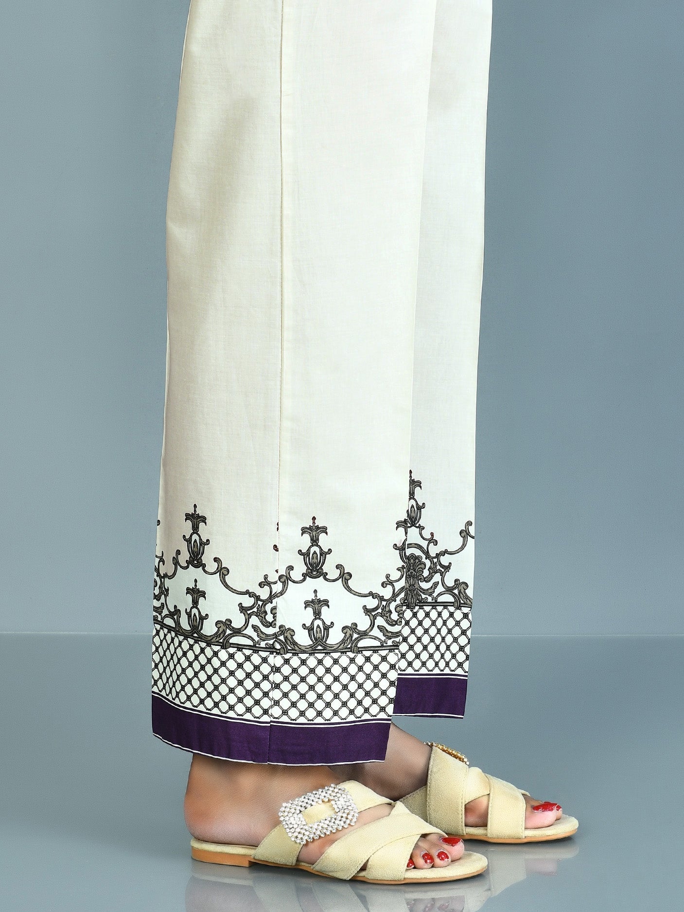 Printed Cambric Pants