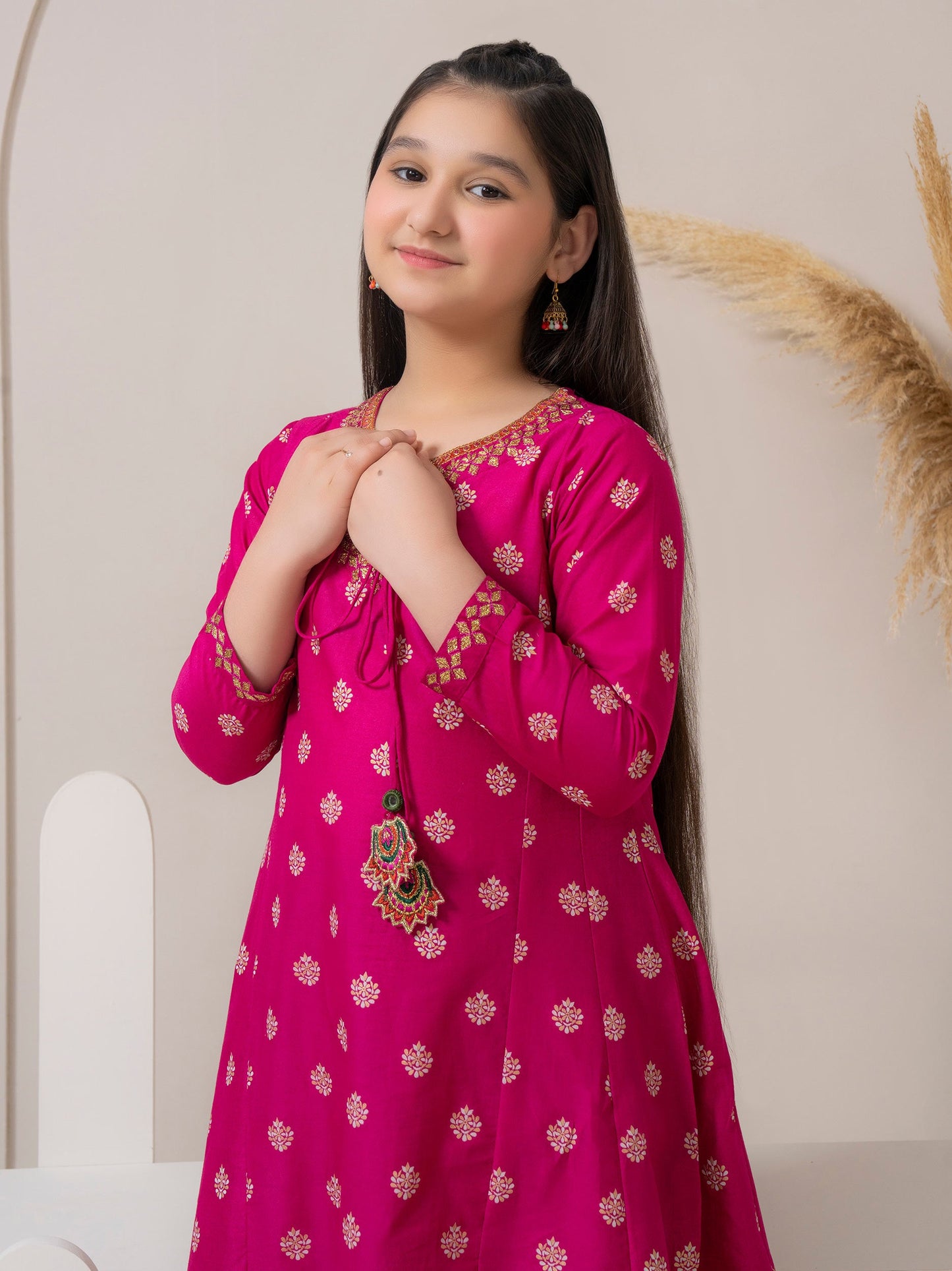 2 Piece Lawn Suit-Embroidered