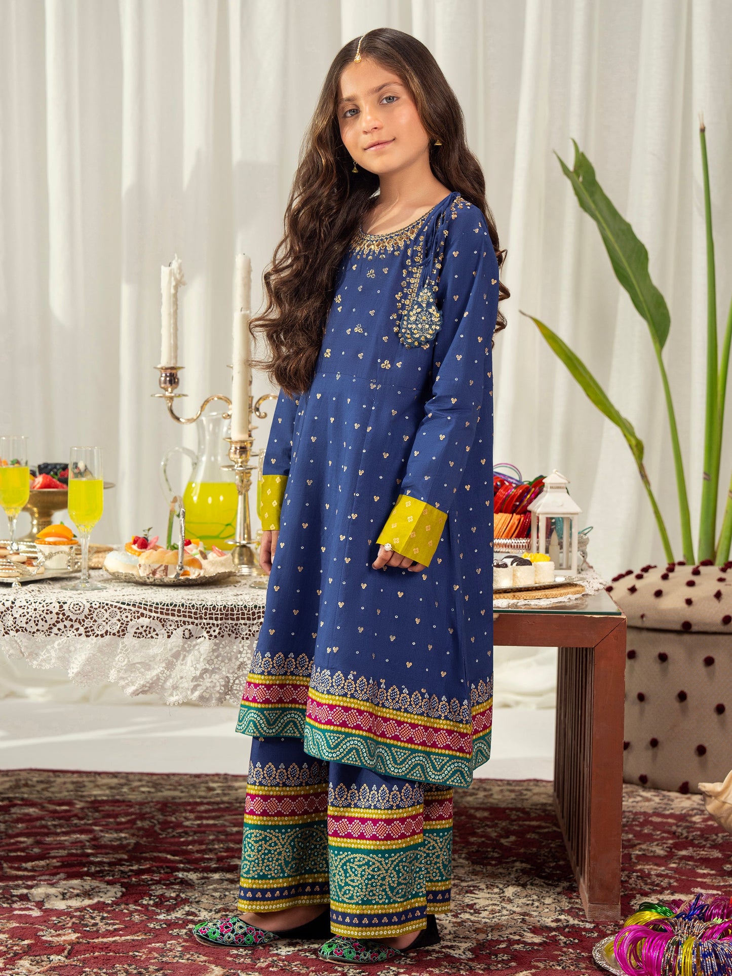 2 Piece Lawn Suit-Embellished