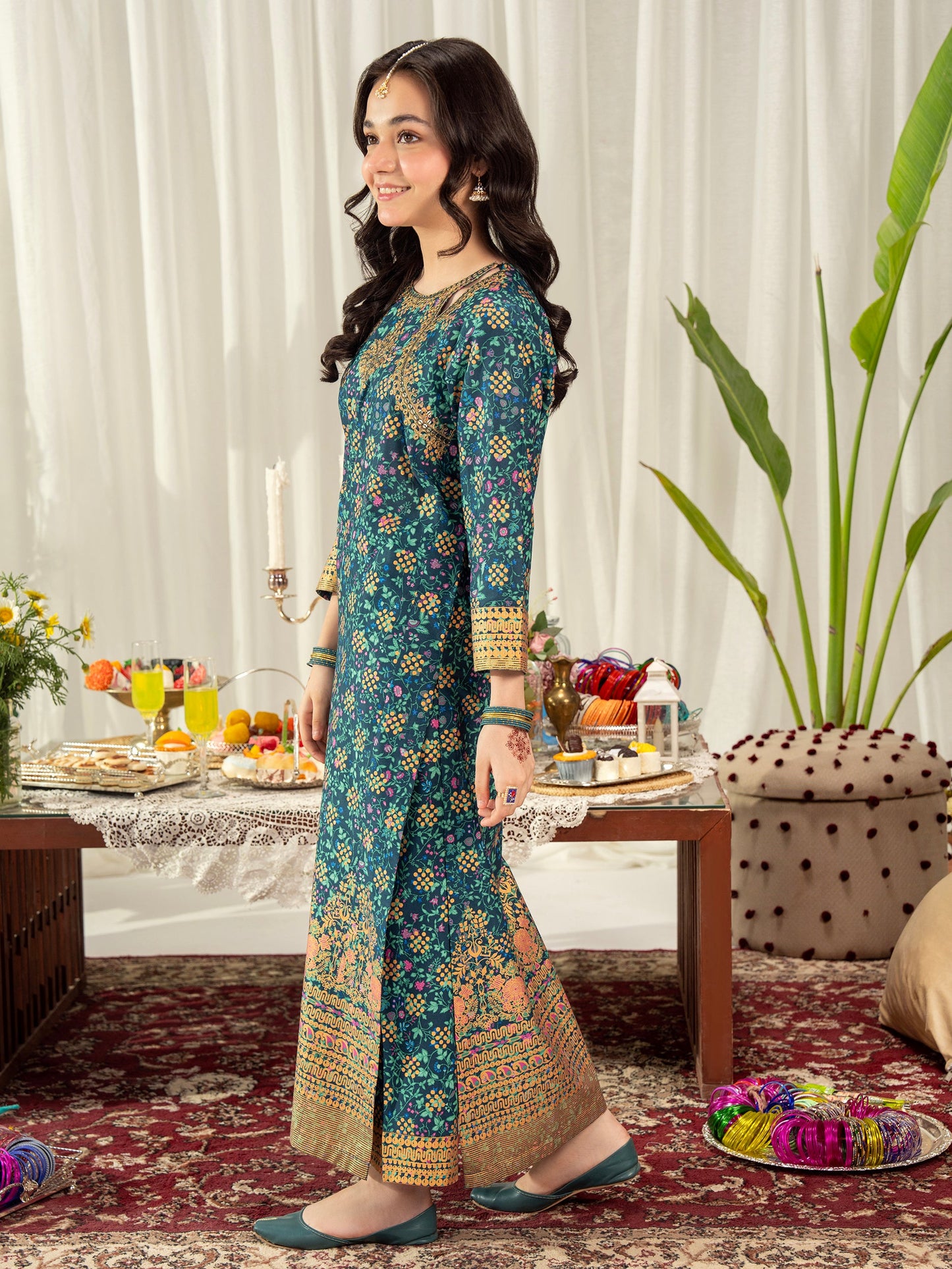 2 Piece Lawn Suit-Embroidered