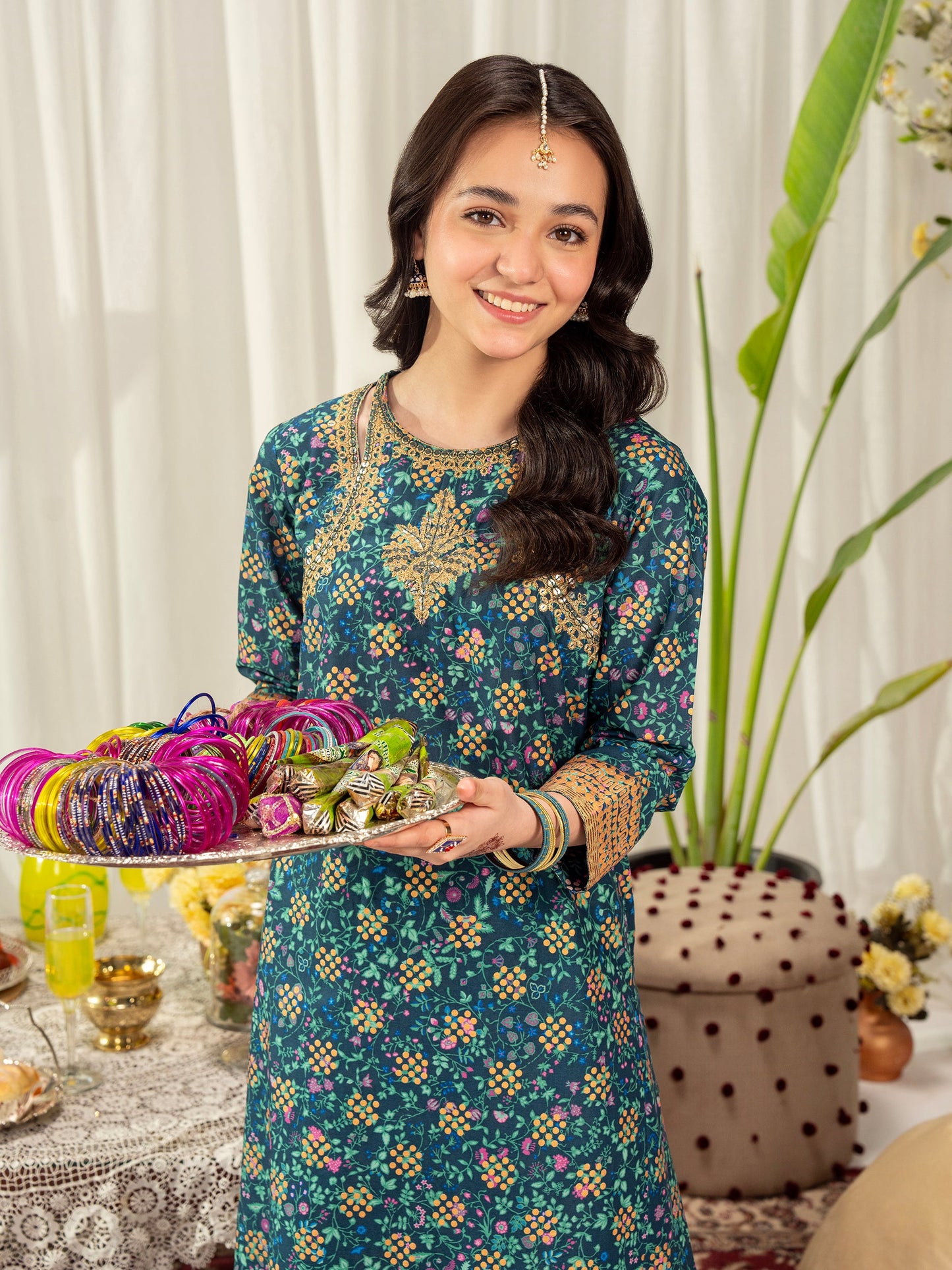 2 Piece Lawn Suit-Embroidered
