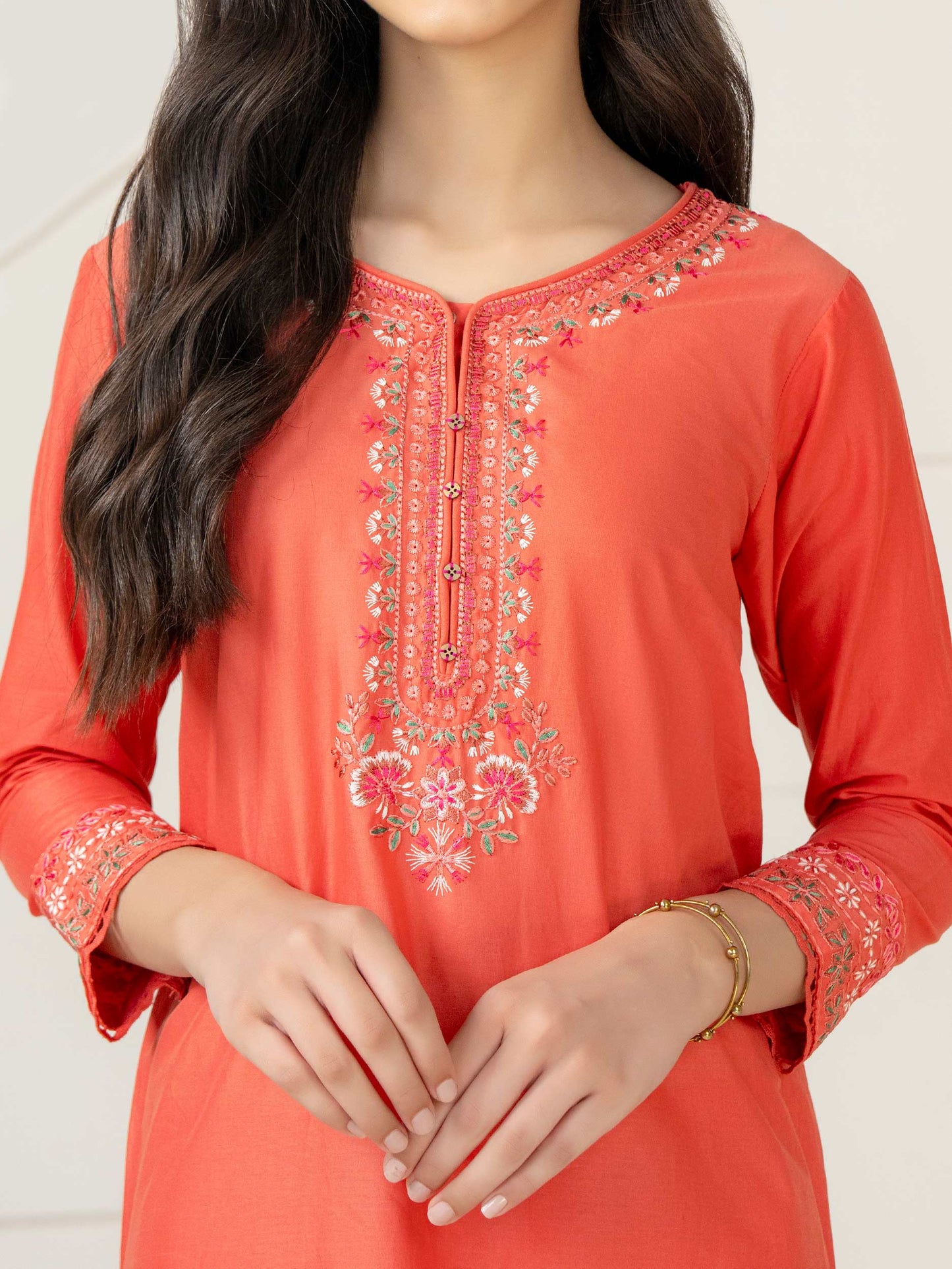 2 Piece Lawn Suit-Embroidered