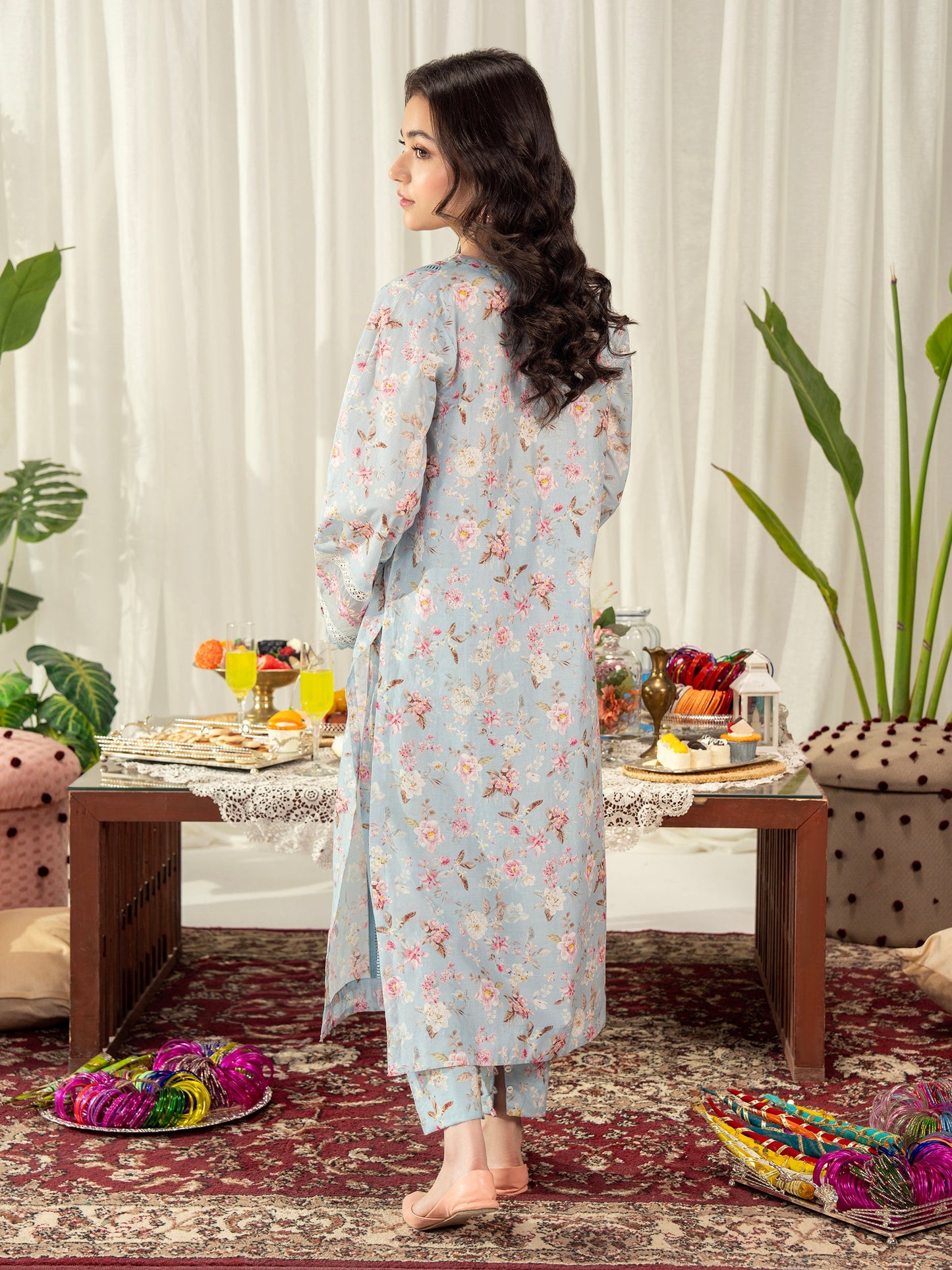 2 Piece Lawn Suit-Embroidered