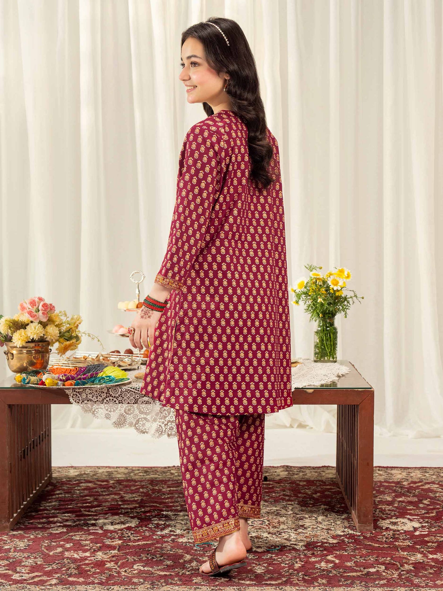 2 Piece Lawn Suit-Embroidered
