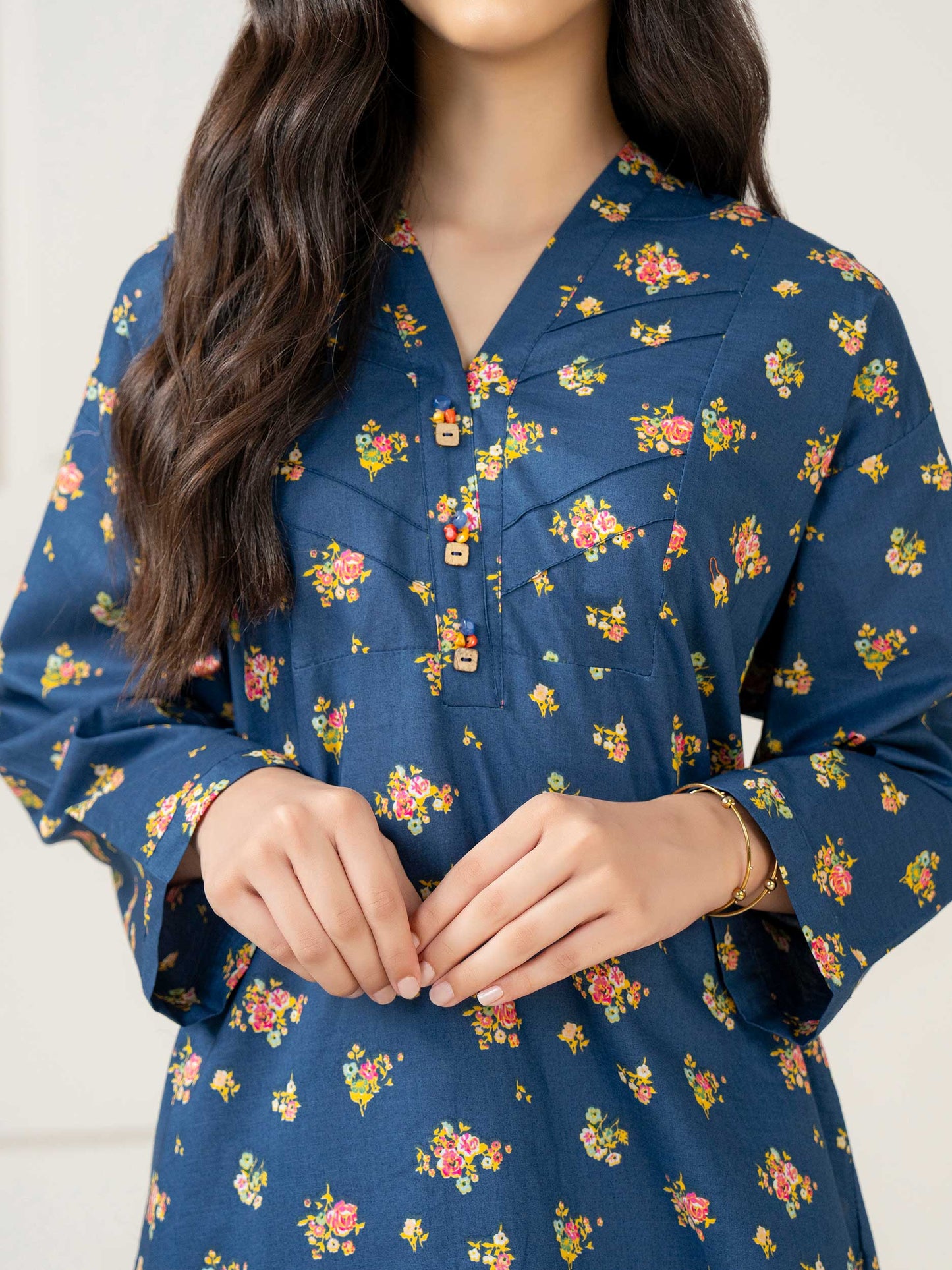 2 Piece Lawn Suit-Printed