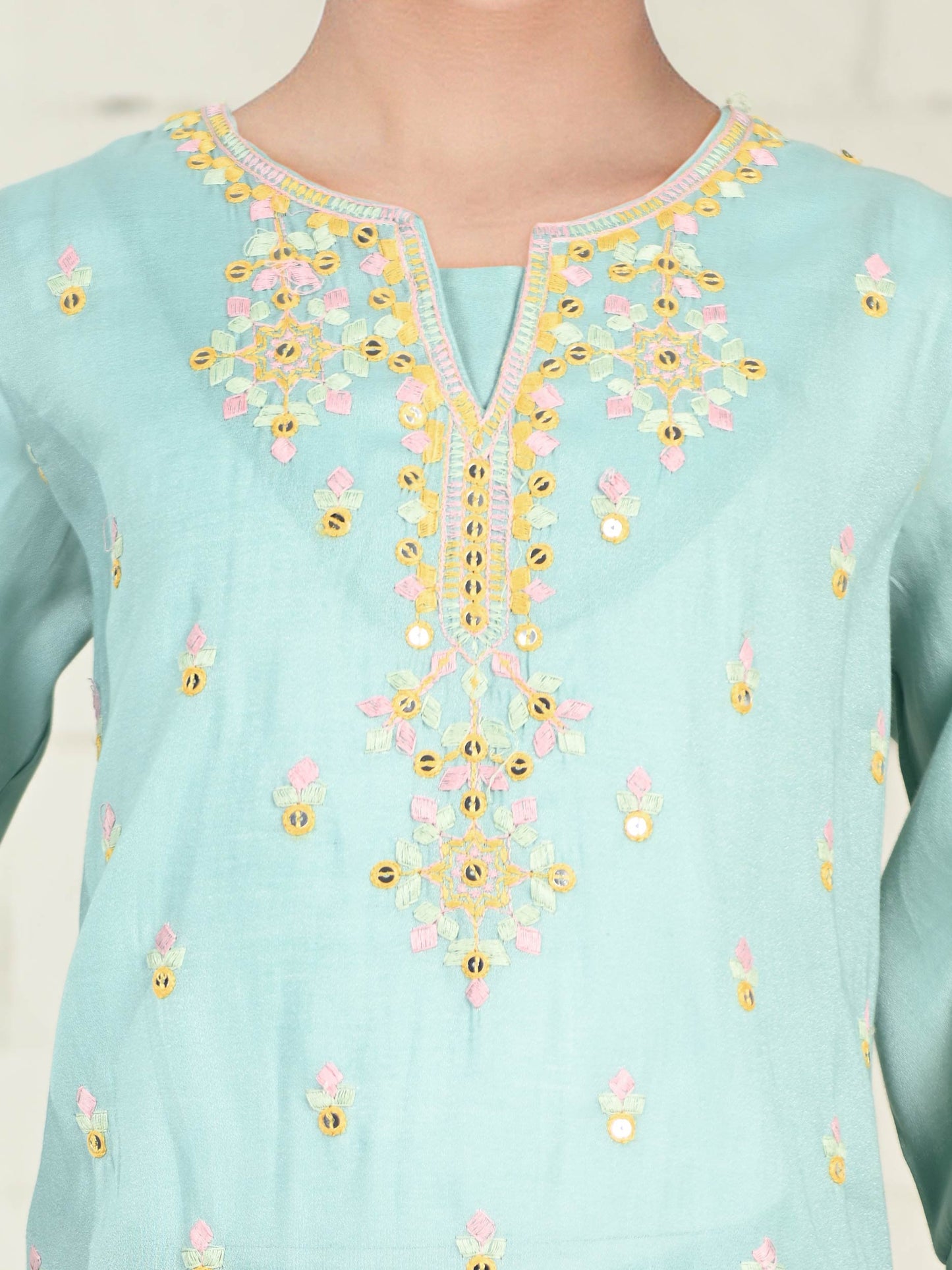 2 Piece Moonlight Suit- Embroidered (Pret)