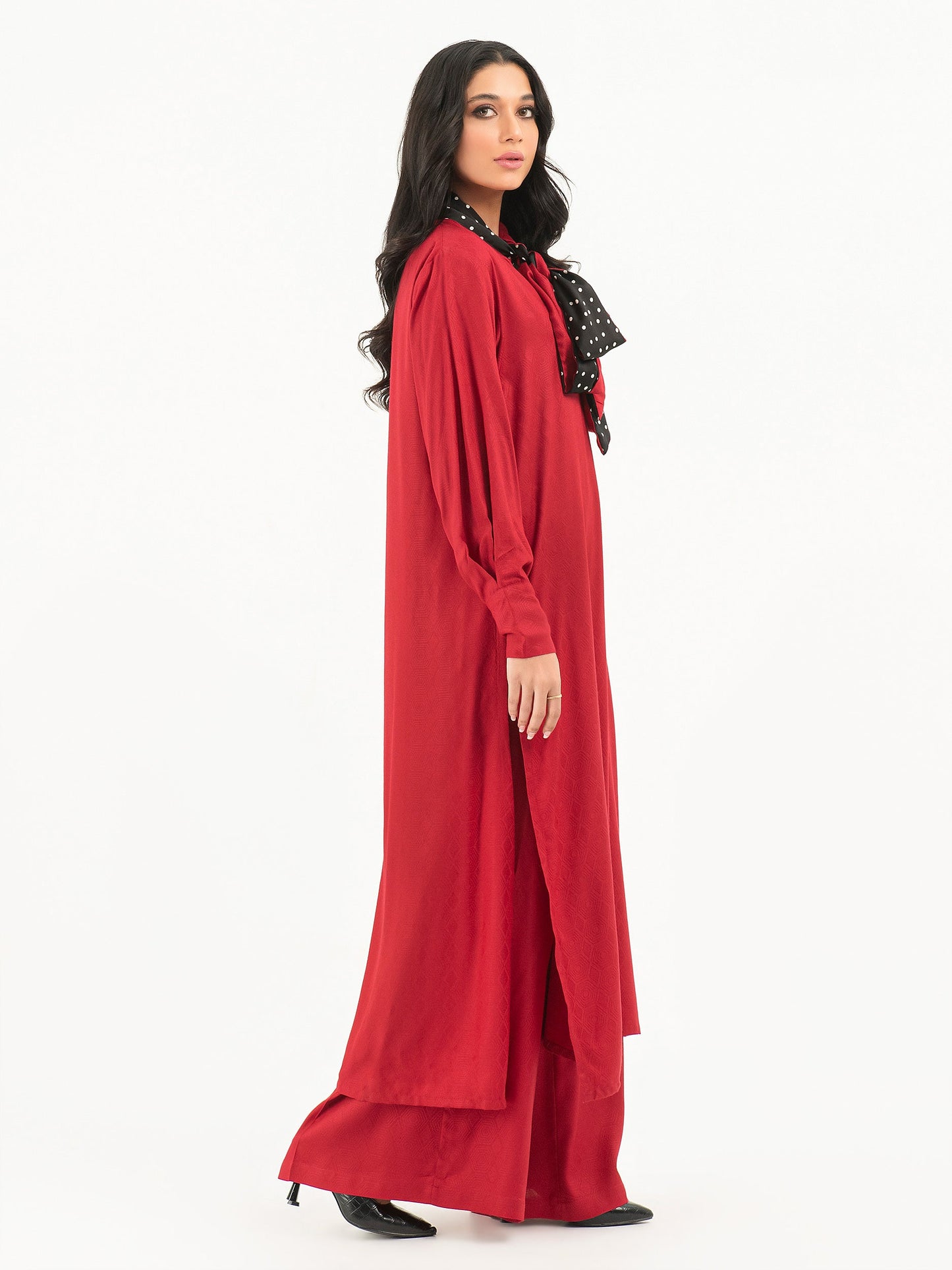 2 Piece Jacquard Suit-Printed (Pret)
