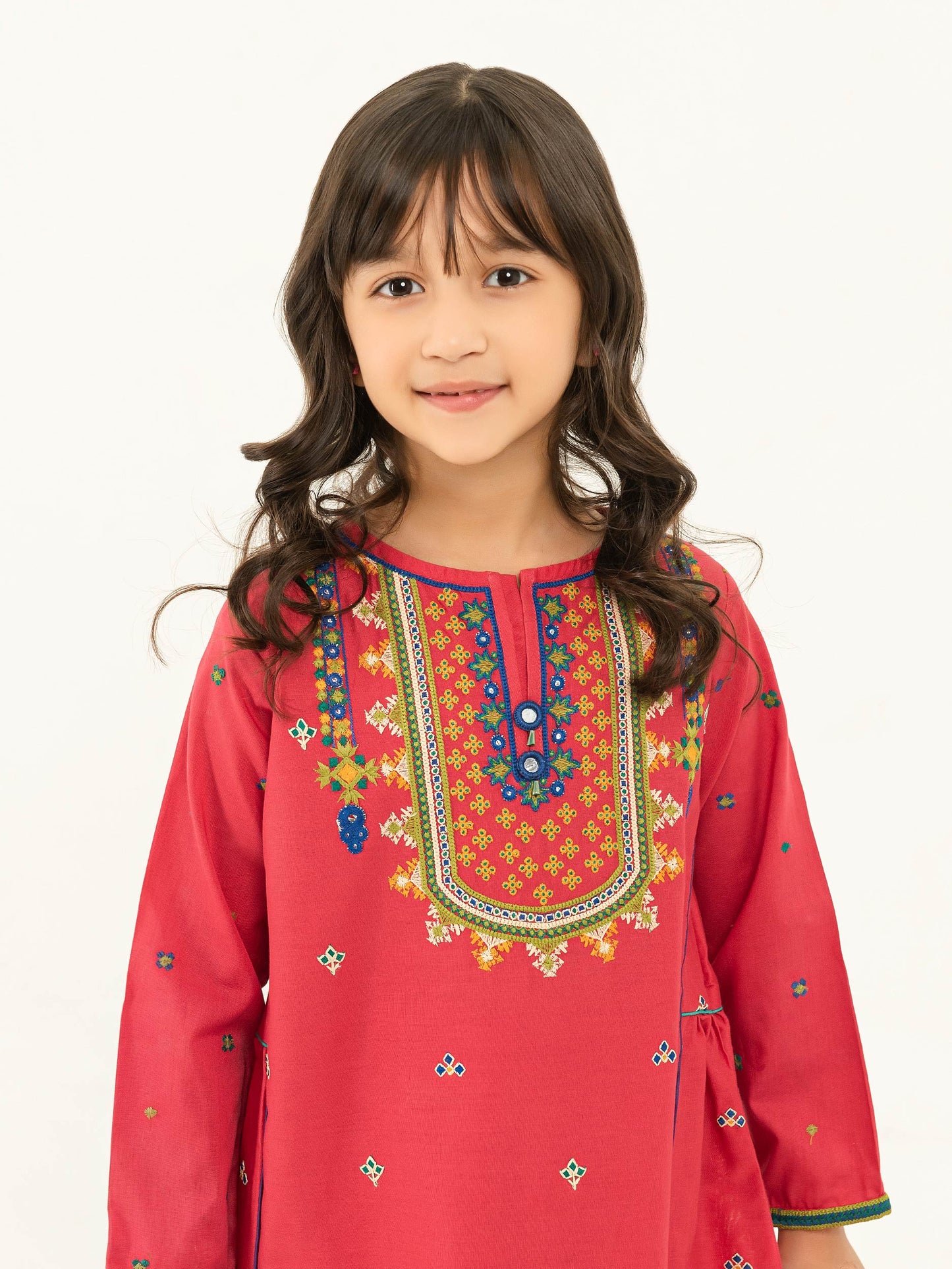 2 Piece Winter Cotton Suit-Embroidered (Pret)