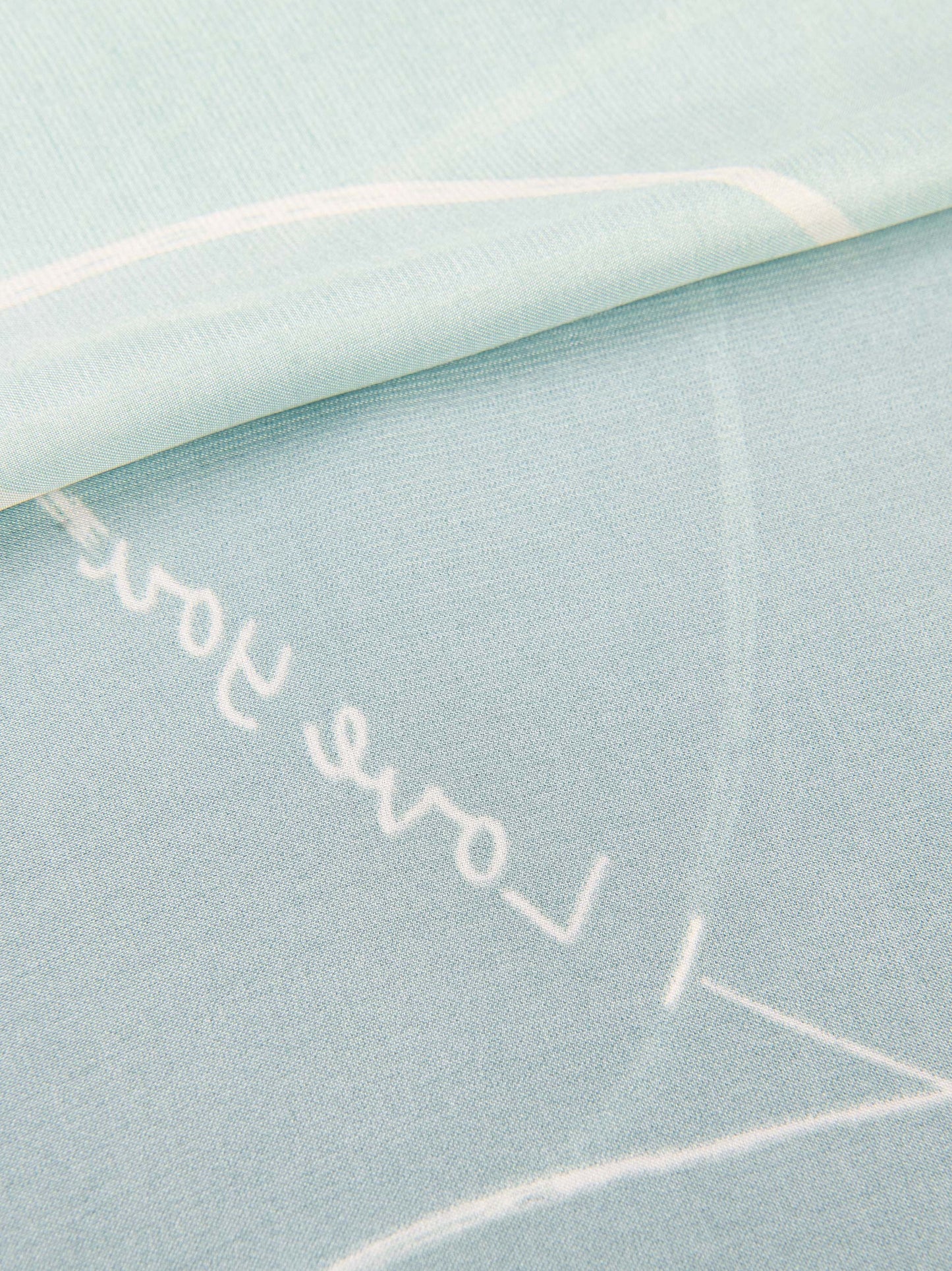 Printed Silk Mini Scarf