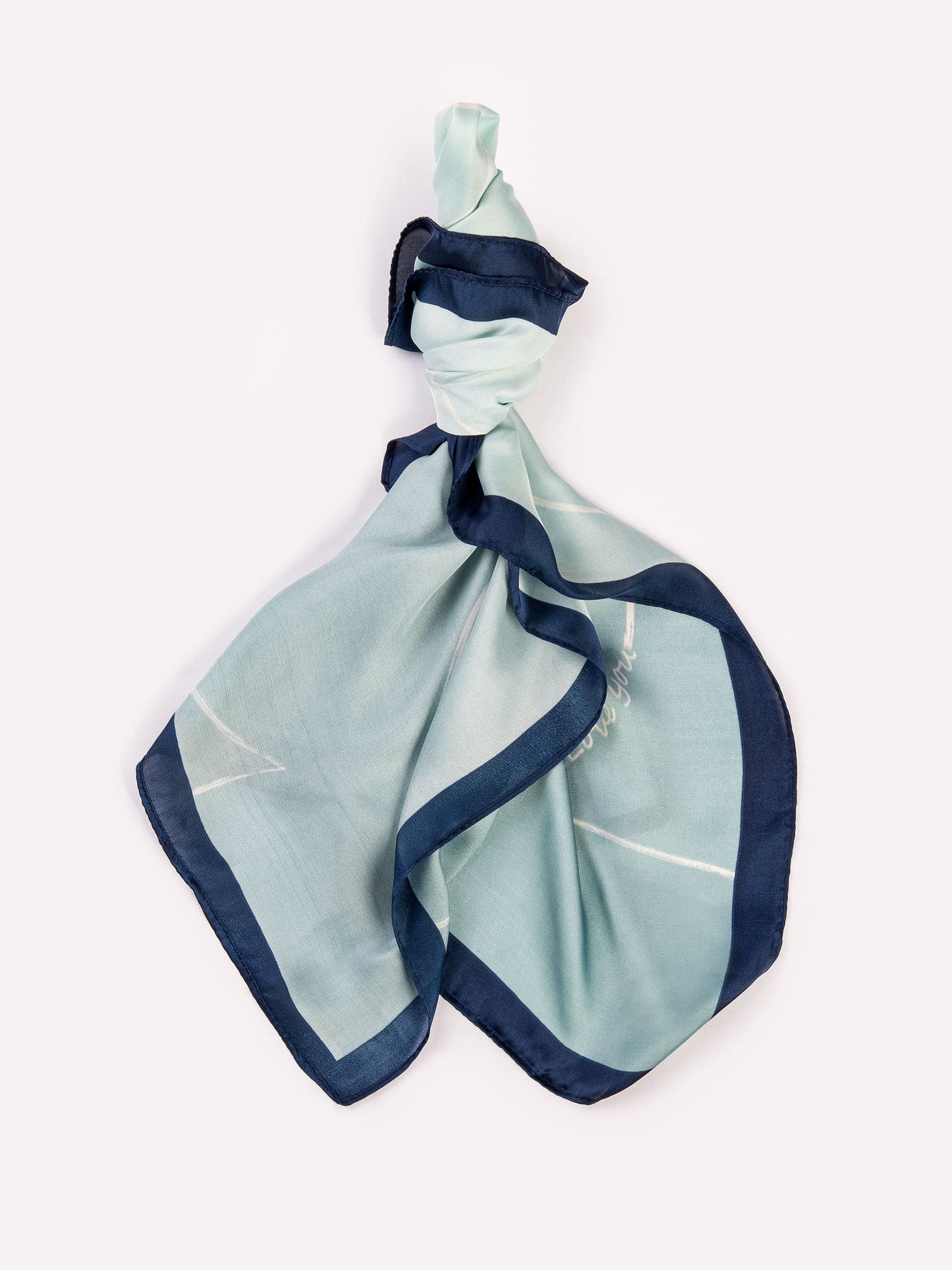 Printed Silk Mini Scarf