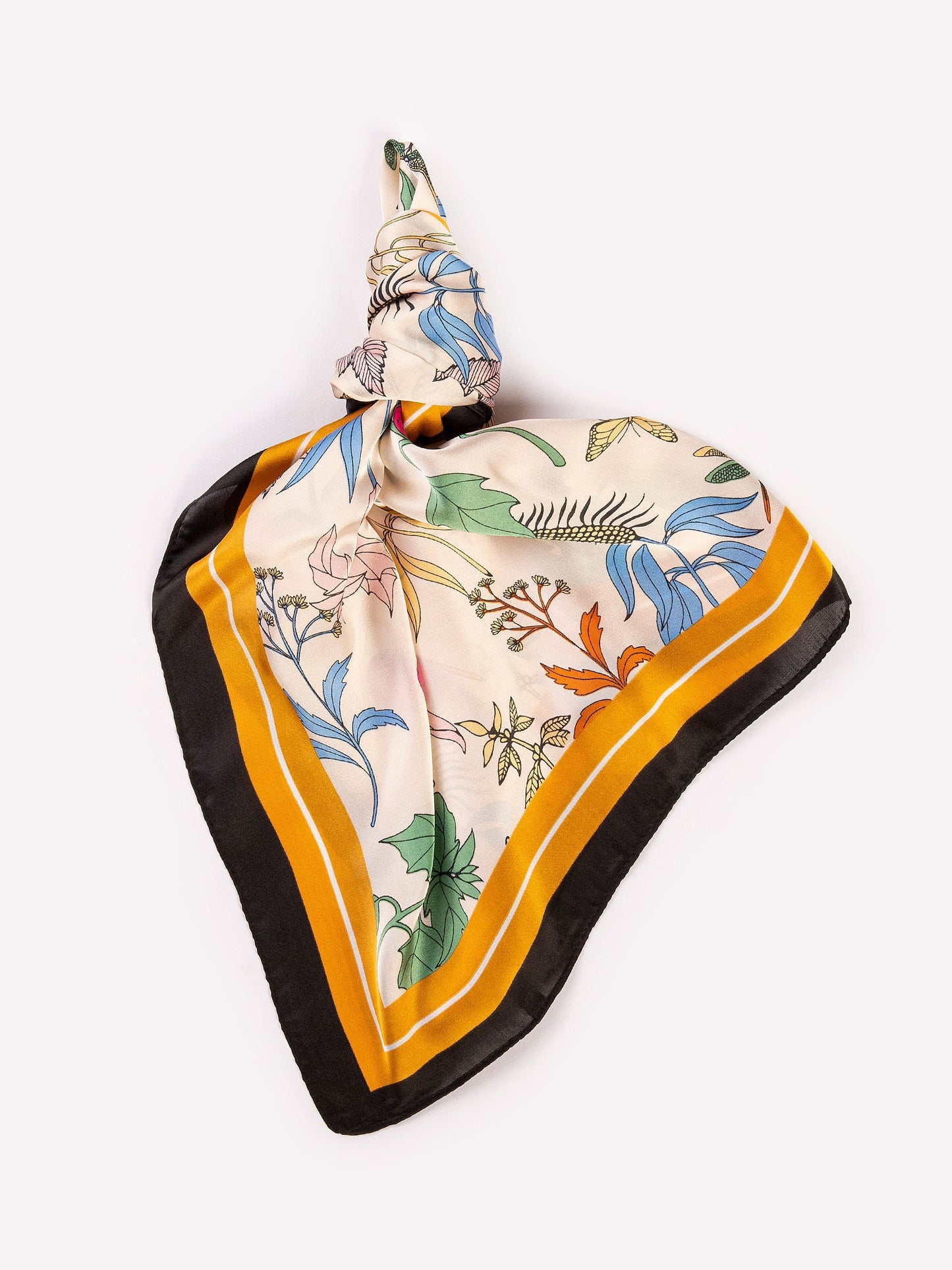 Printed Silk Mini Scarf