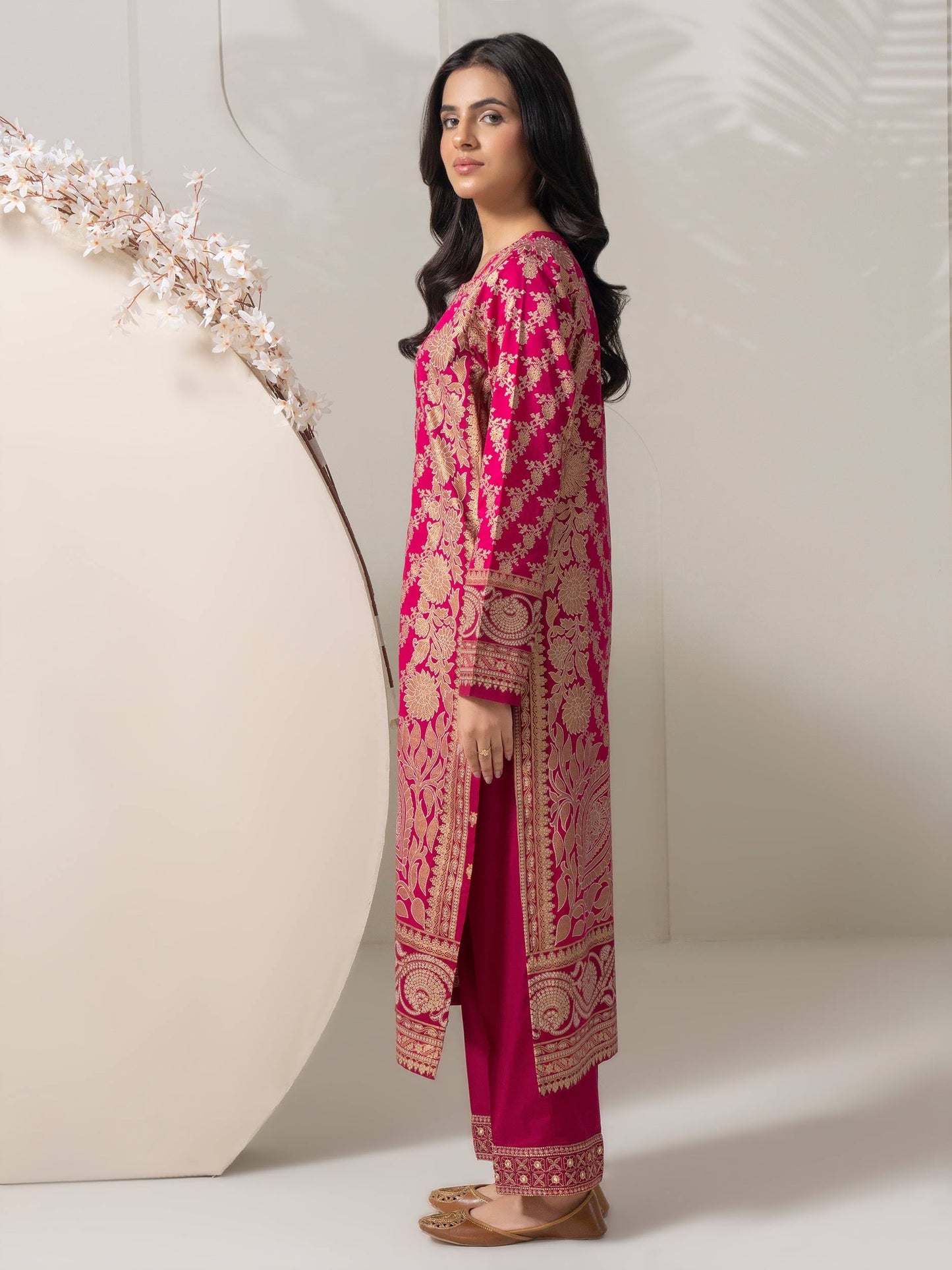 2 Piece Lawn Suit-Embroidered (Pret)