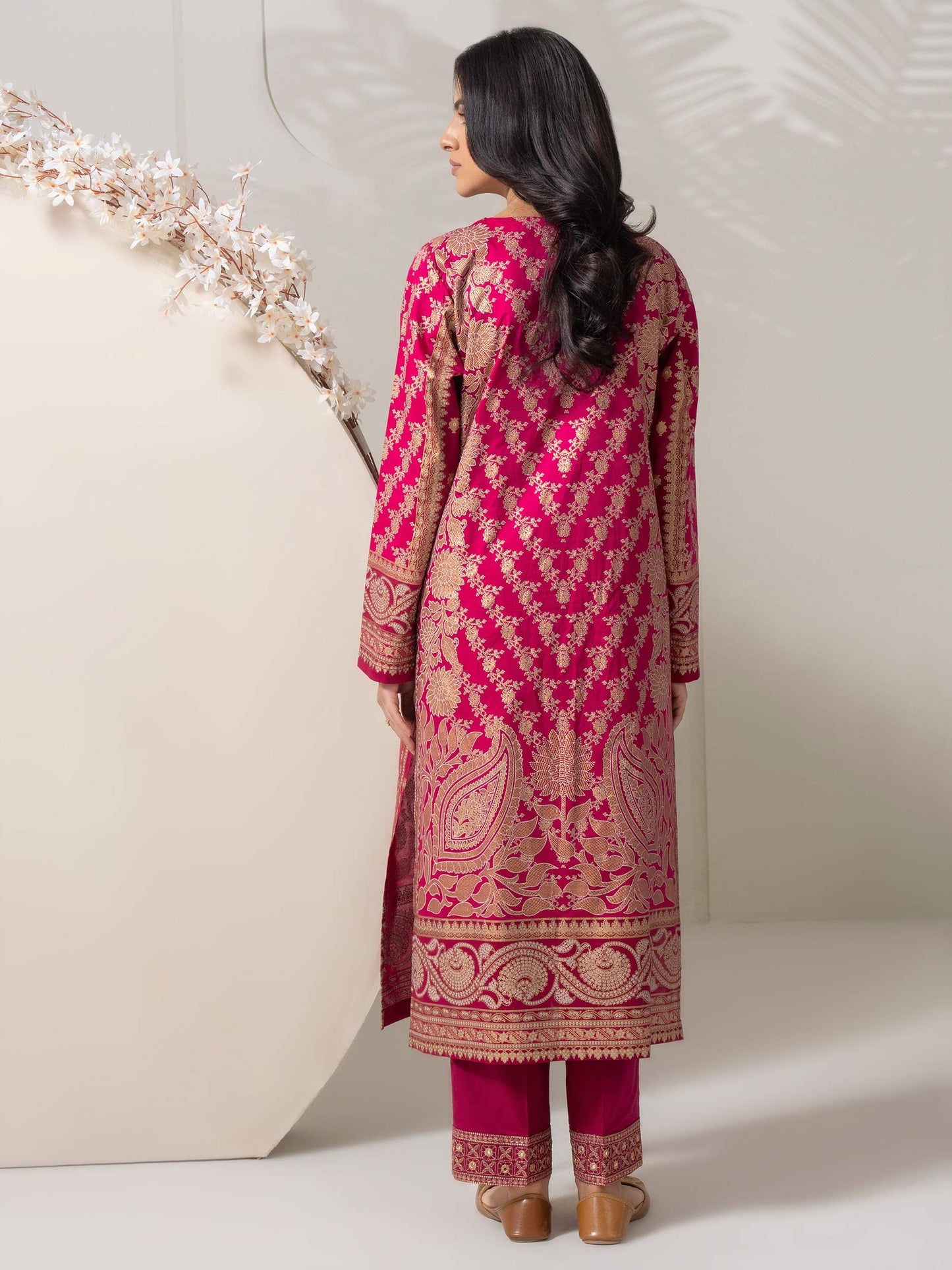 2 Piece Lawn Suit-Embroidered (Pret)