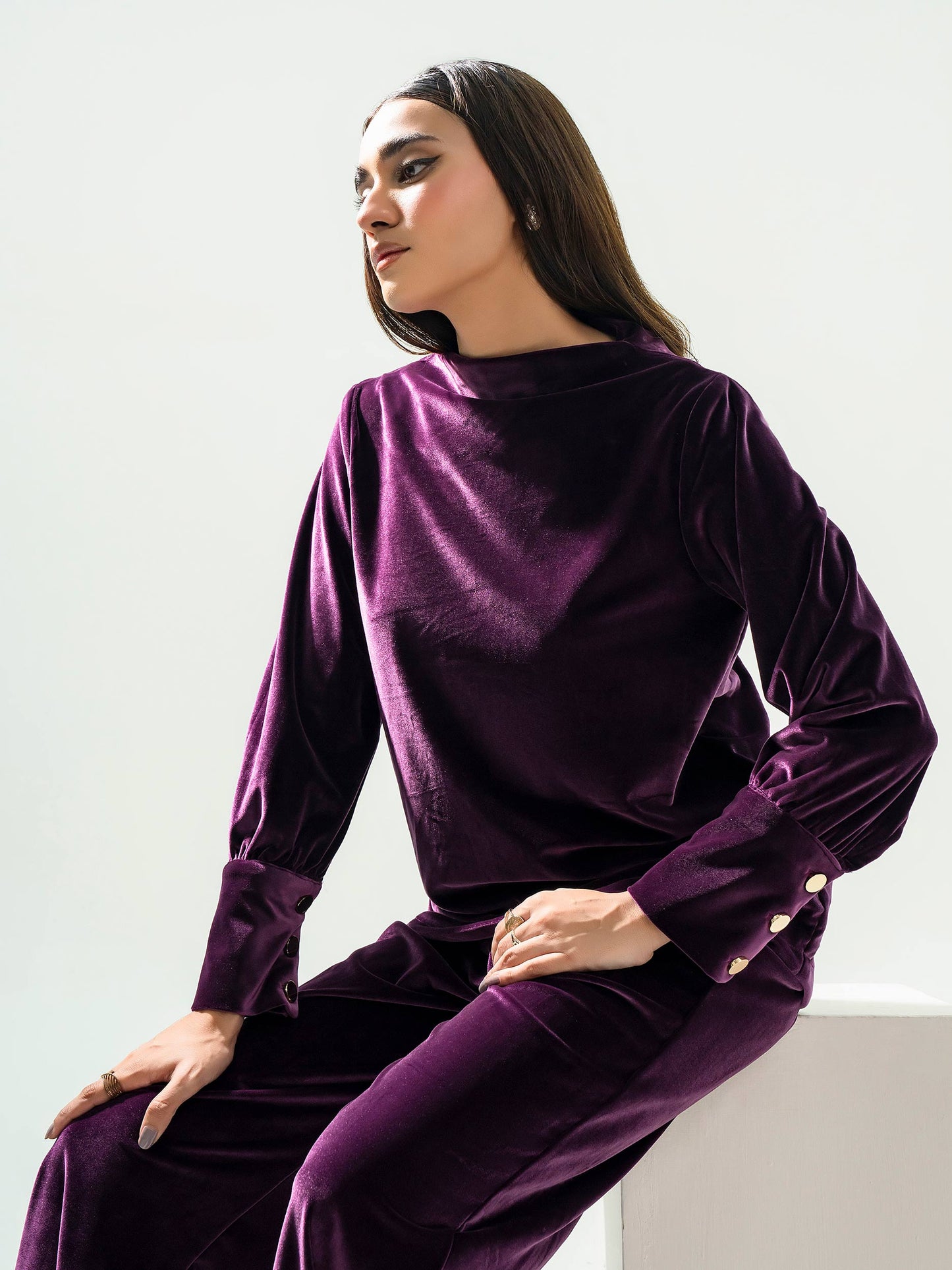 Dyed Velour Co-Ord Set