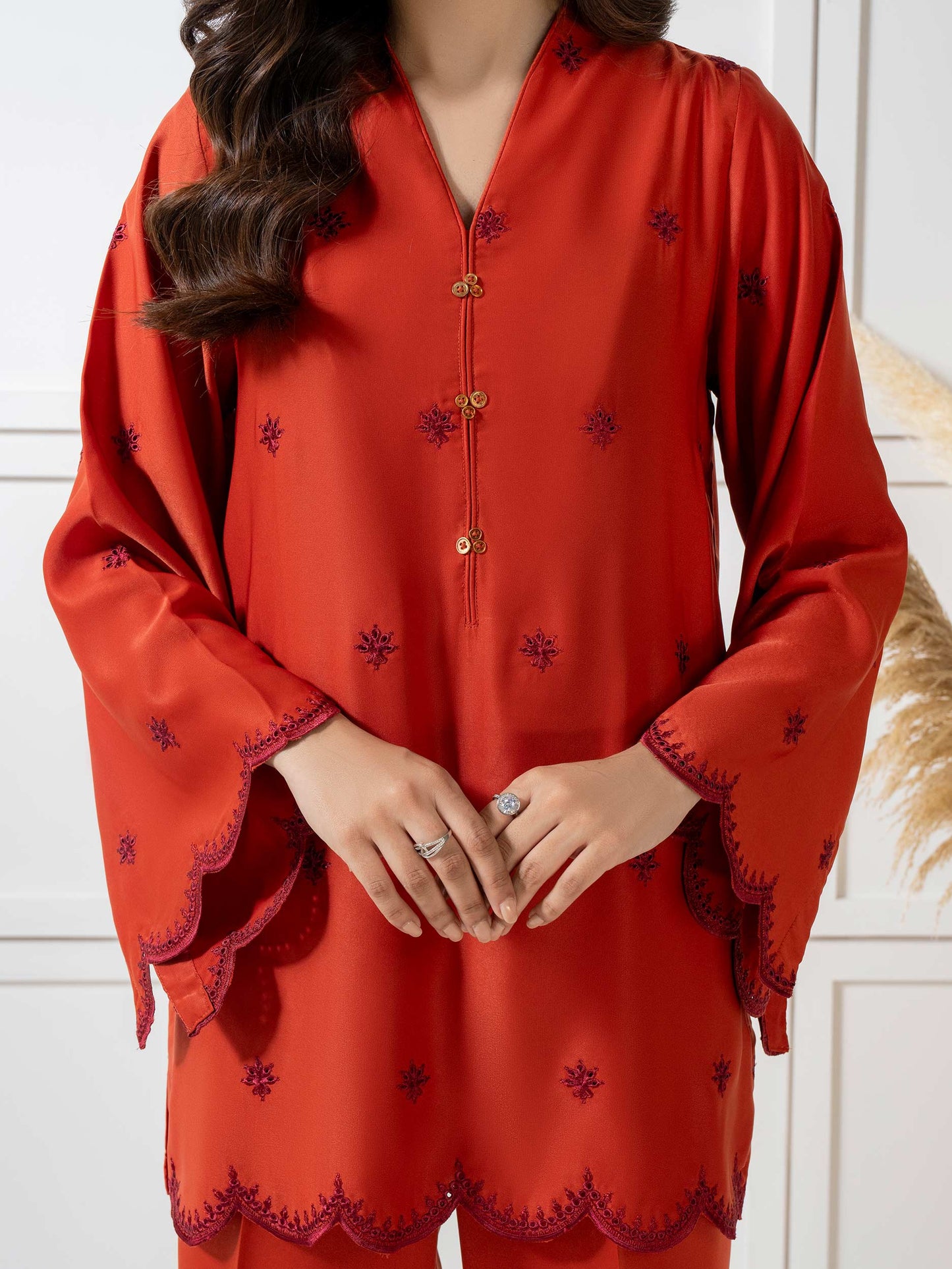 Grip Co-Ord Set-Embroidered (Pret)